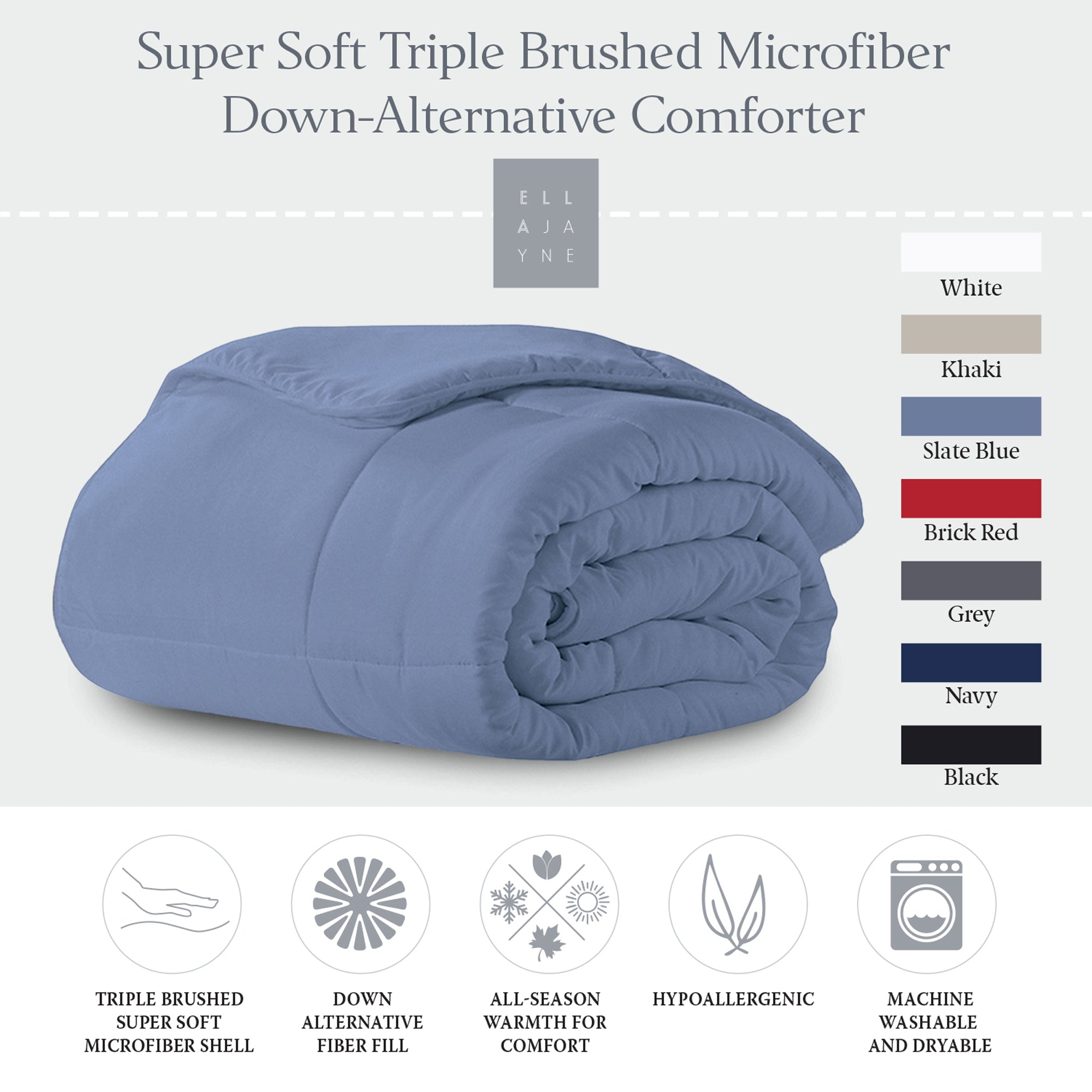 Comforter / Color-Slate Blue