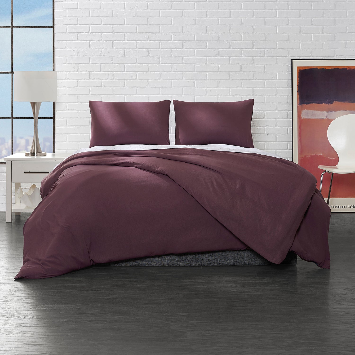 Duvet / Color-Eggplant