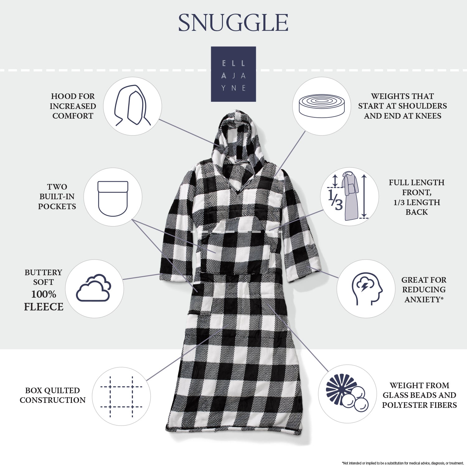 Snuggle / Color-Black White