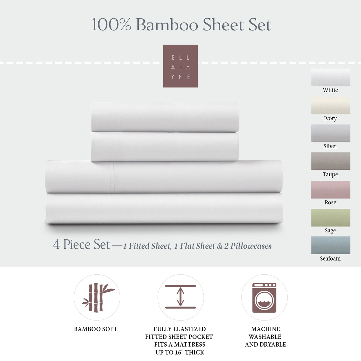 Luxury Bamboo Sheet Set Ella Jayne Team
