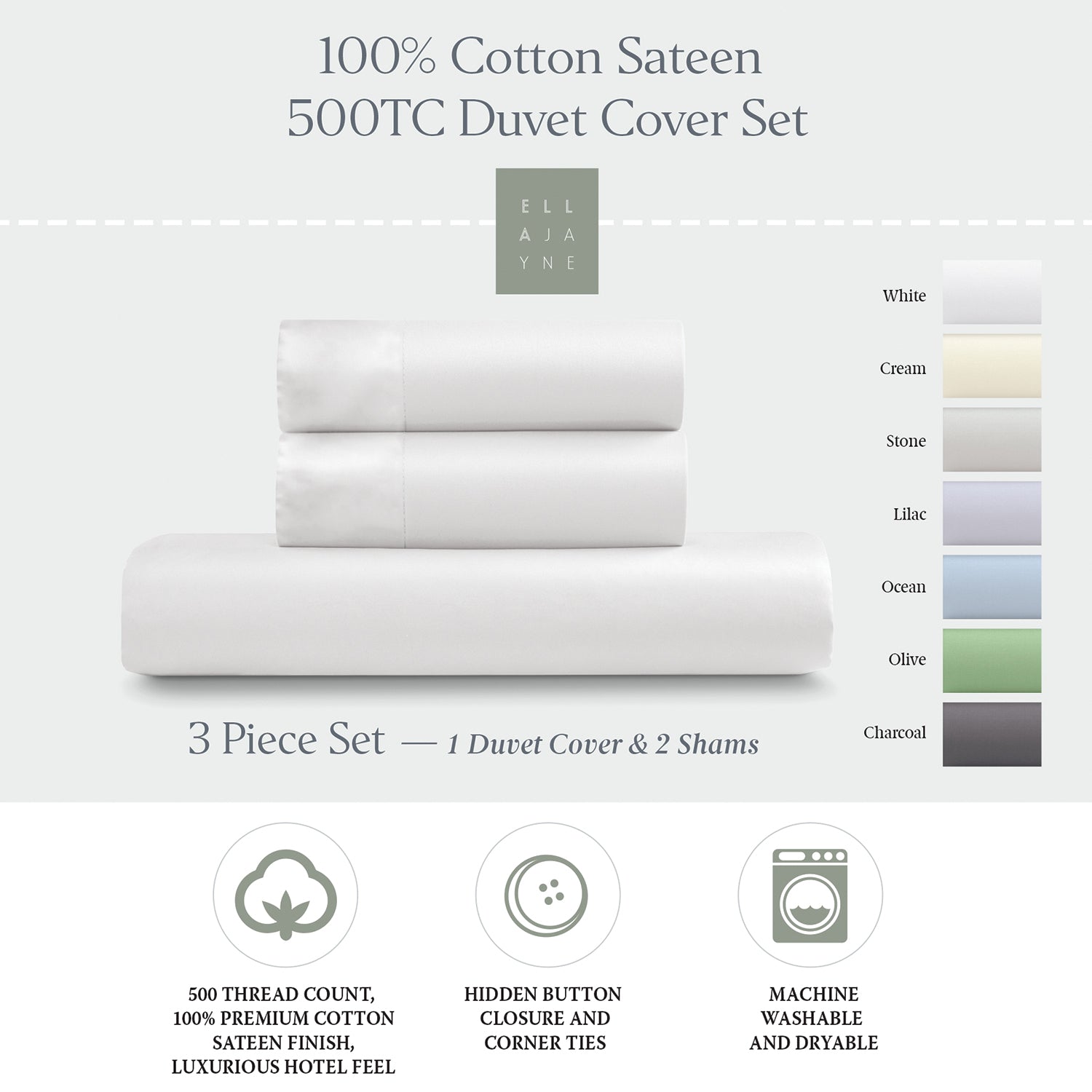 Duvet / Color-White