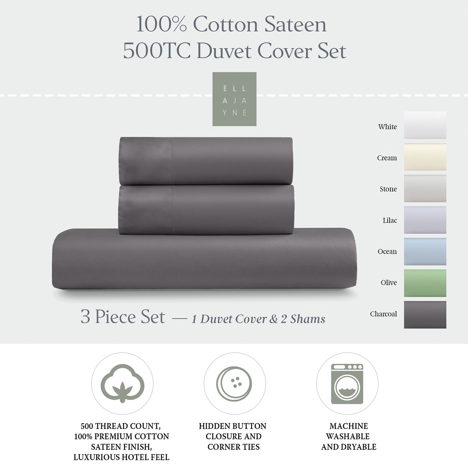 Duvet / Color-Charcoal