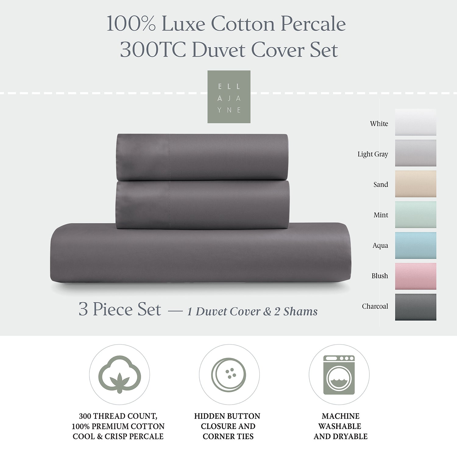 Duvet / Color-Charcoal