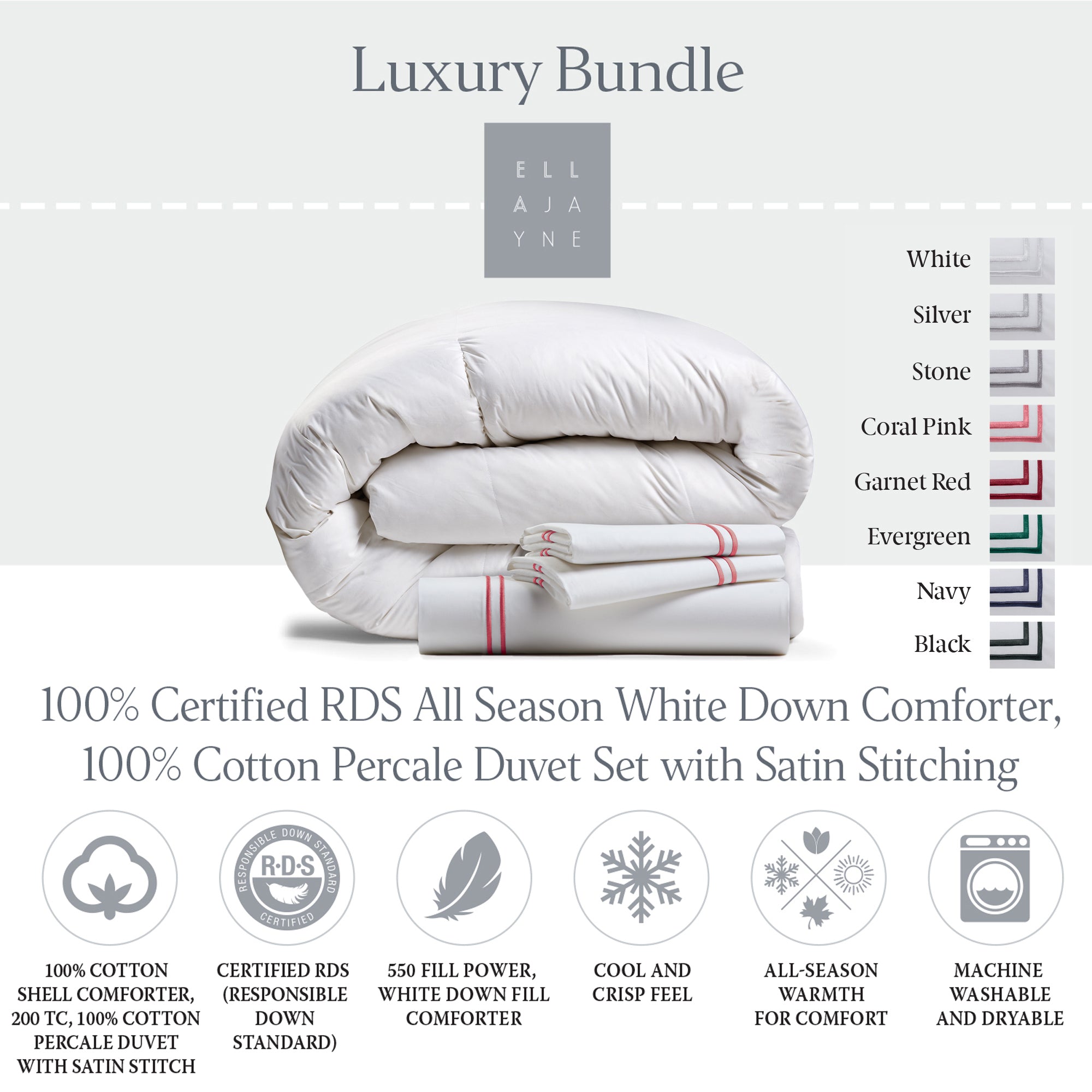 Comforter / Color-Coral Pink