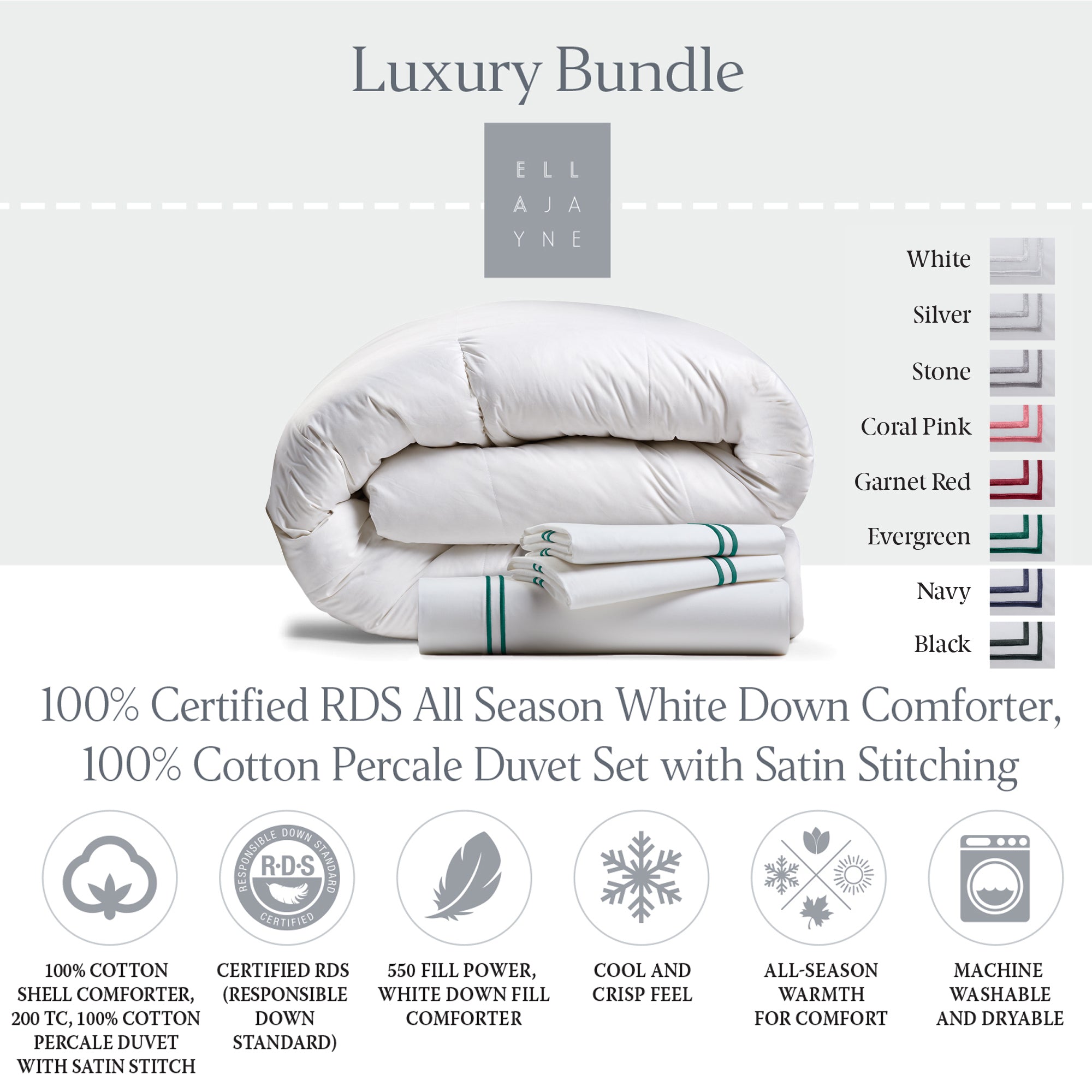 Comforter / Color-Dark Green
