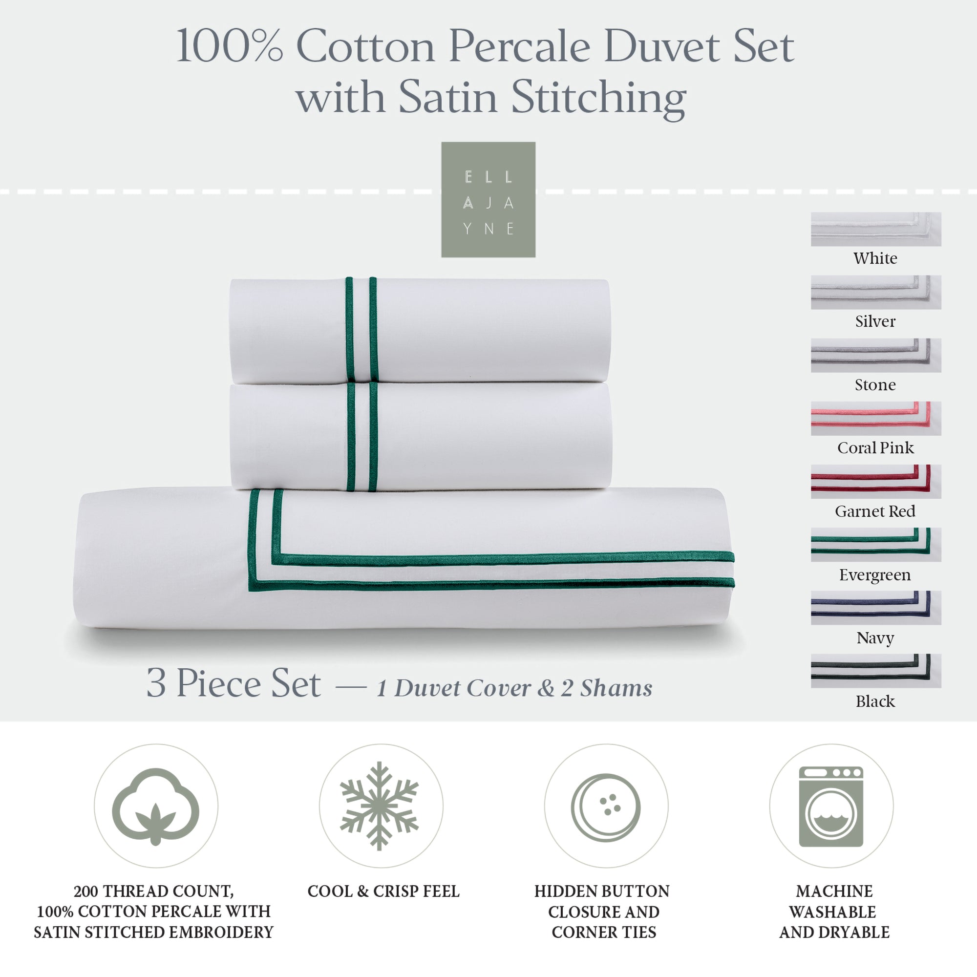 Comforter / Color-Dark Green