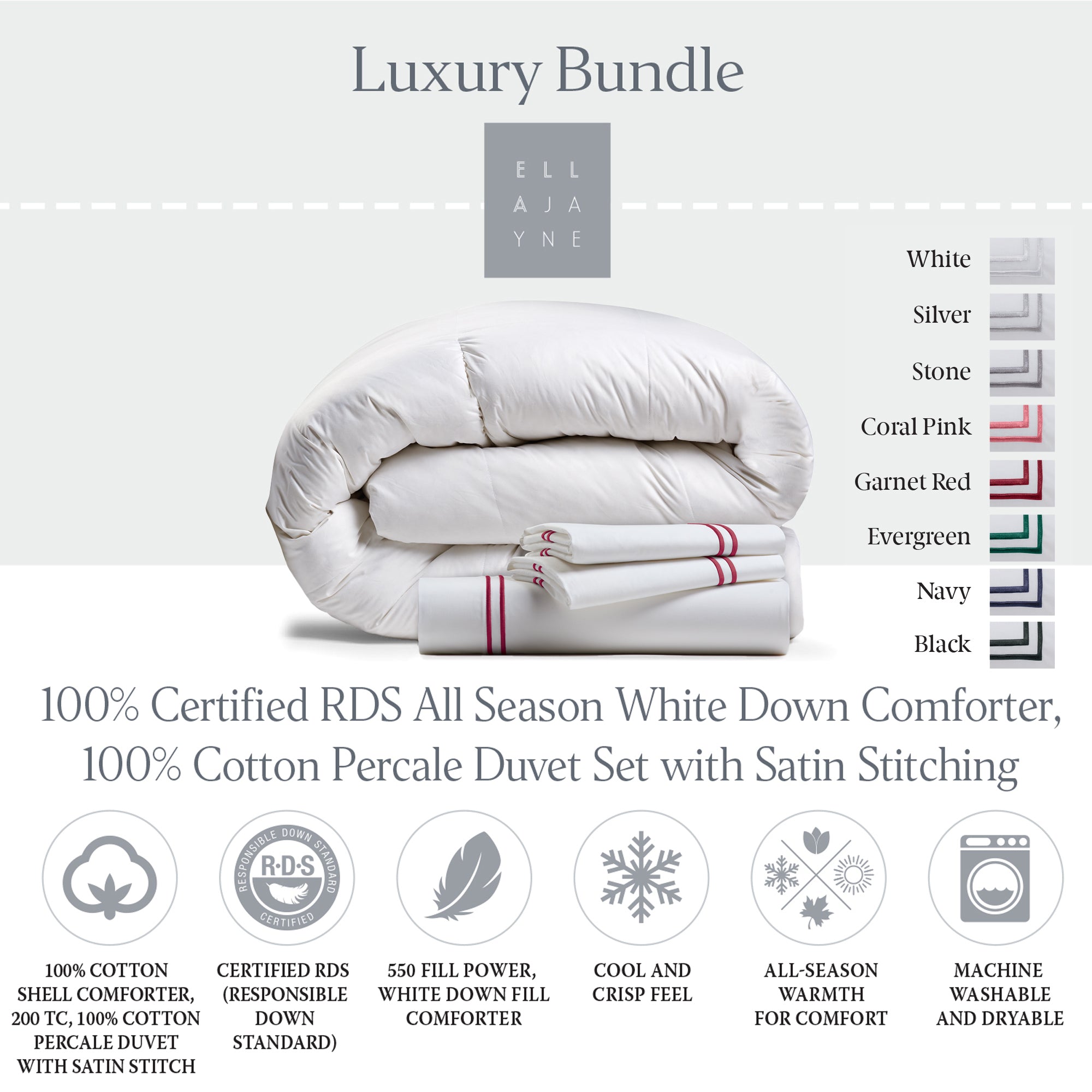 Comforter / Color-Garnet Red
