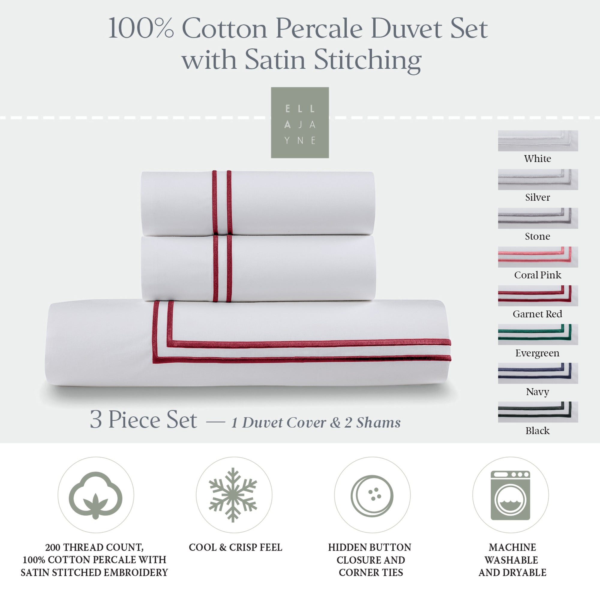 Comforter / Color-Garnet Red