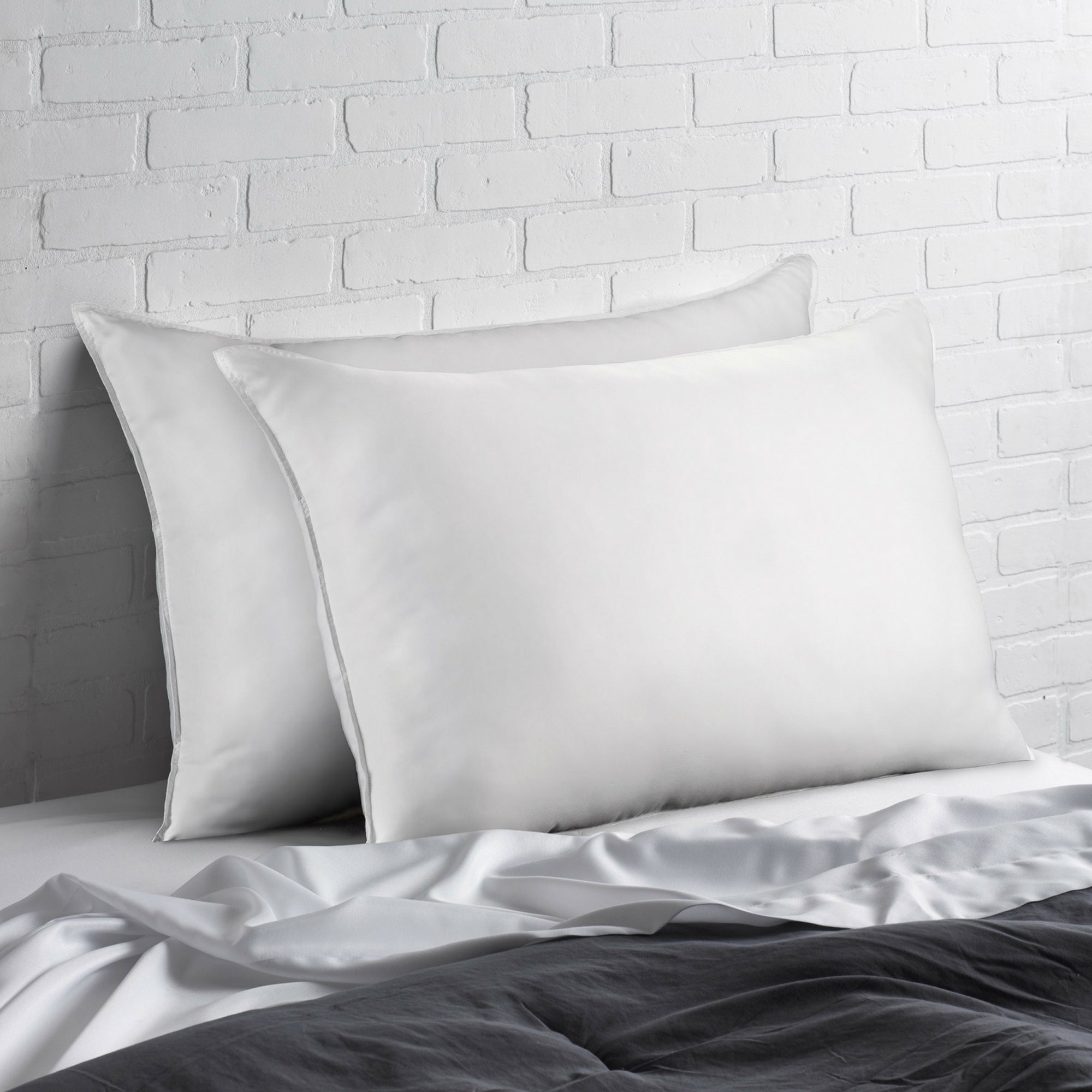 Signature Memory Fiber Pillow - Set of Two
