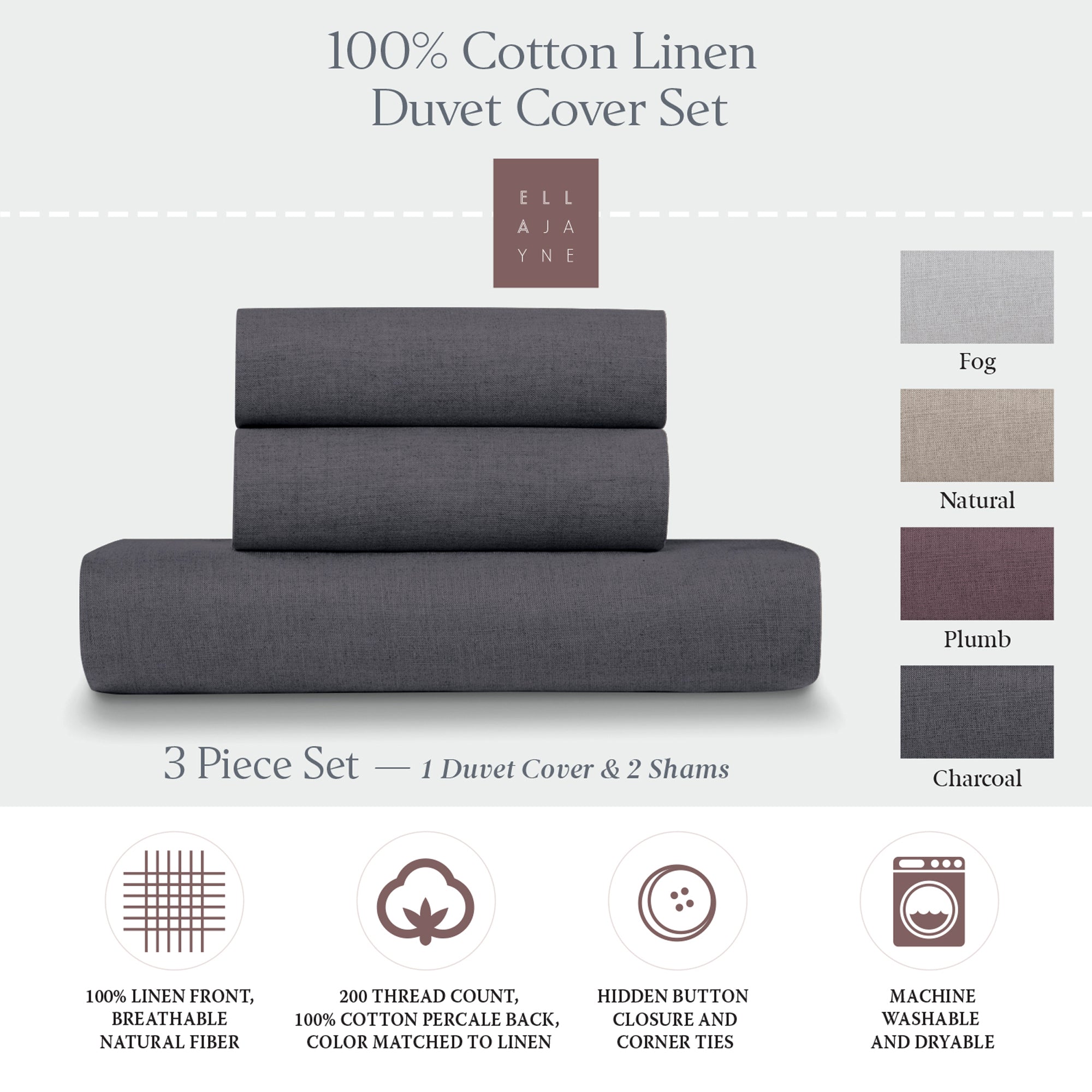Duvet / Color-Charcoal