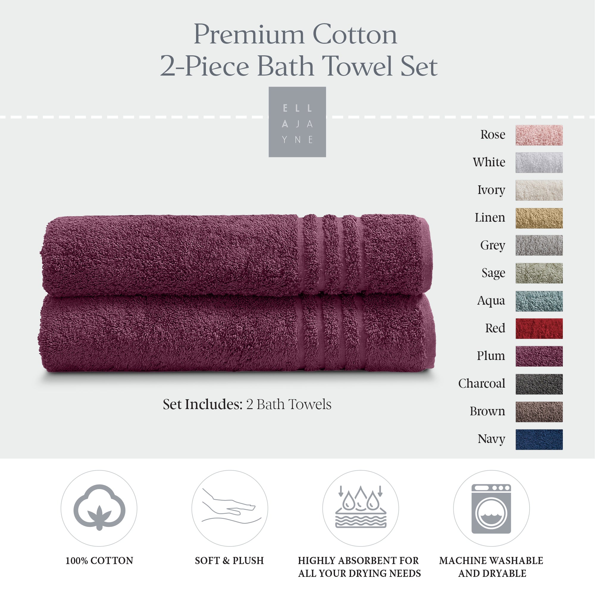 Towels / Color-Plum