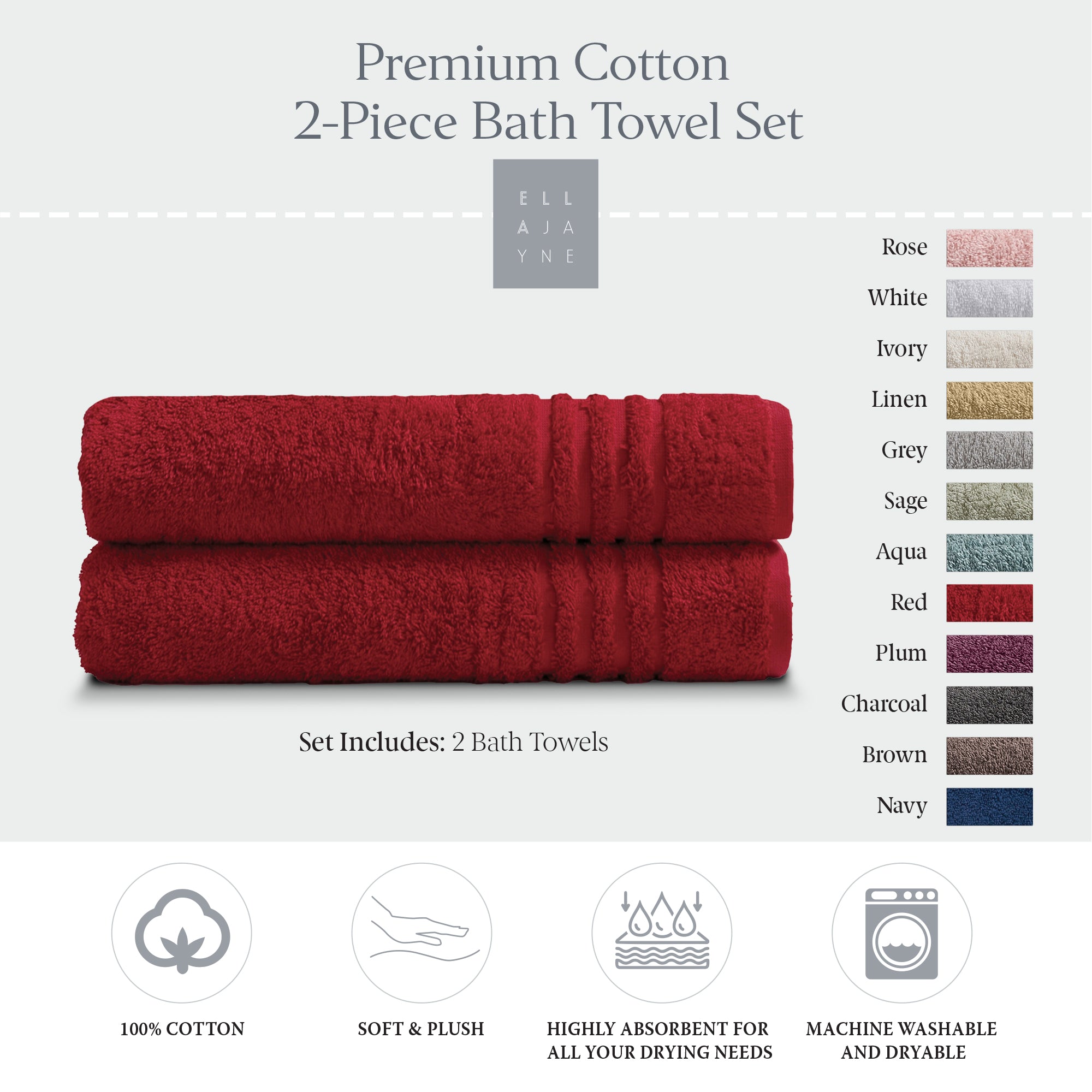 Towels / Color-Red