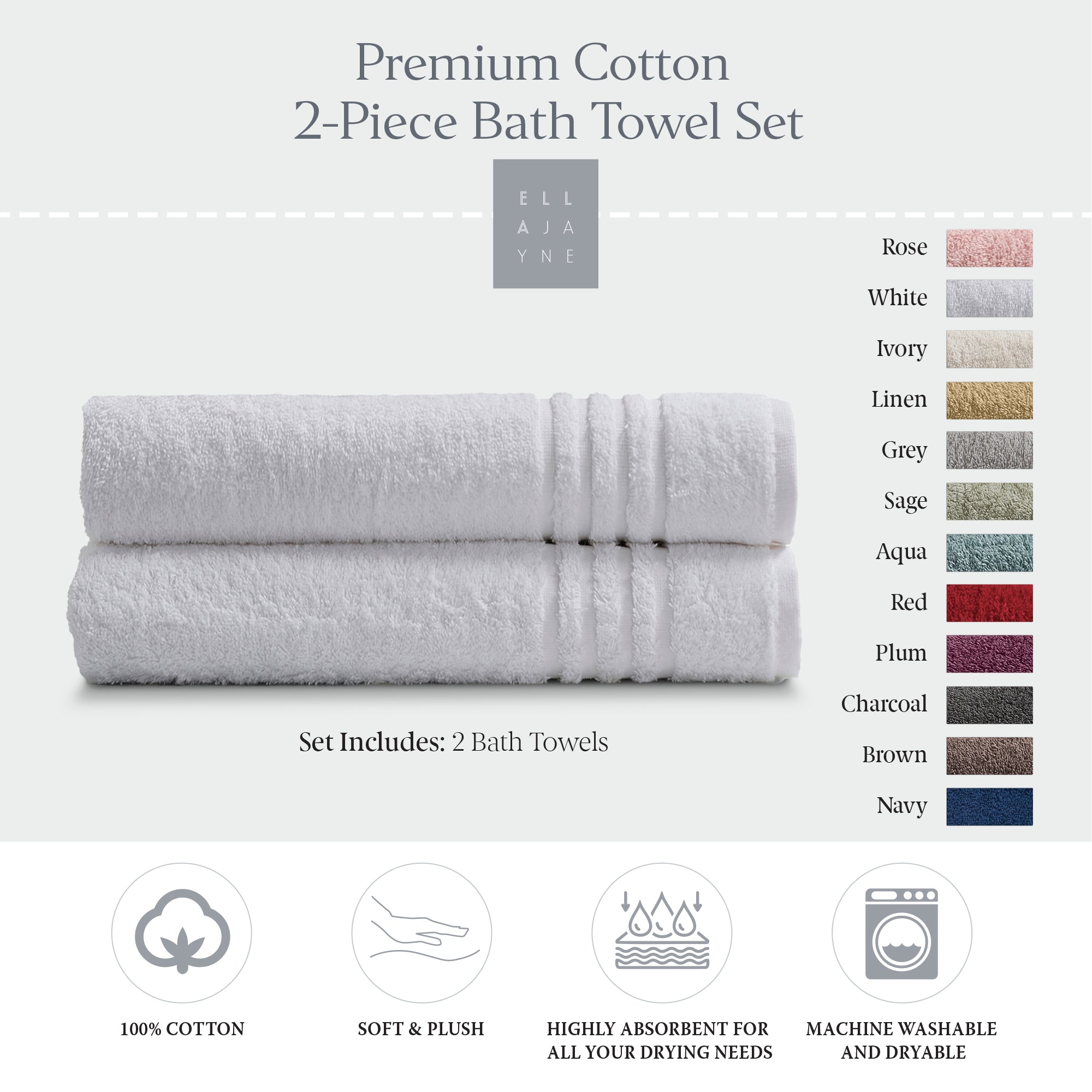Towels / Color-White
