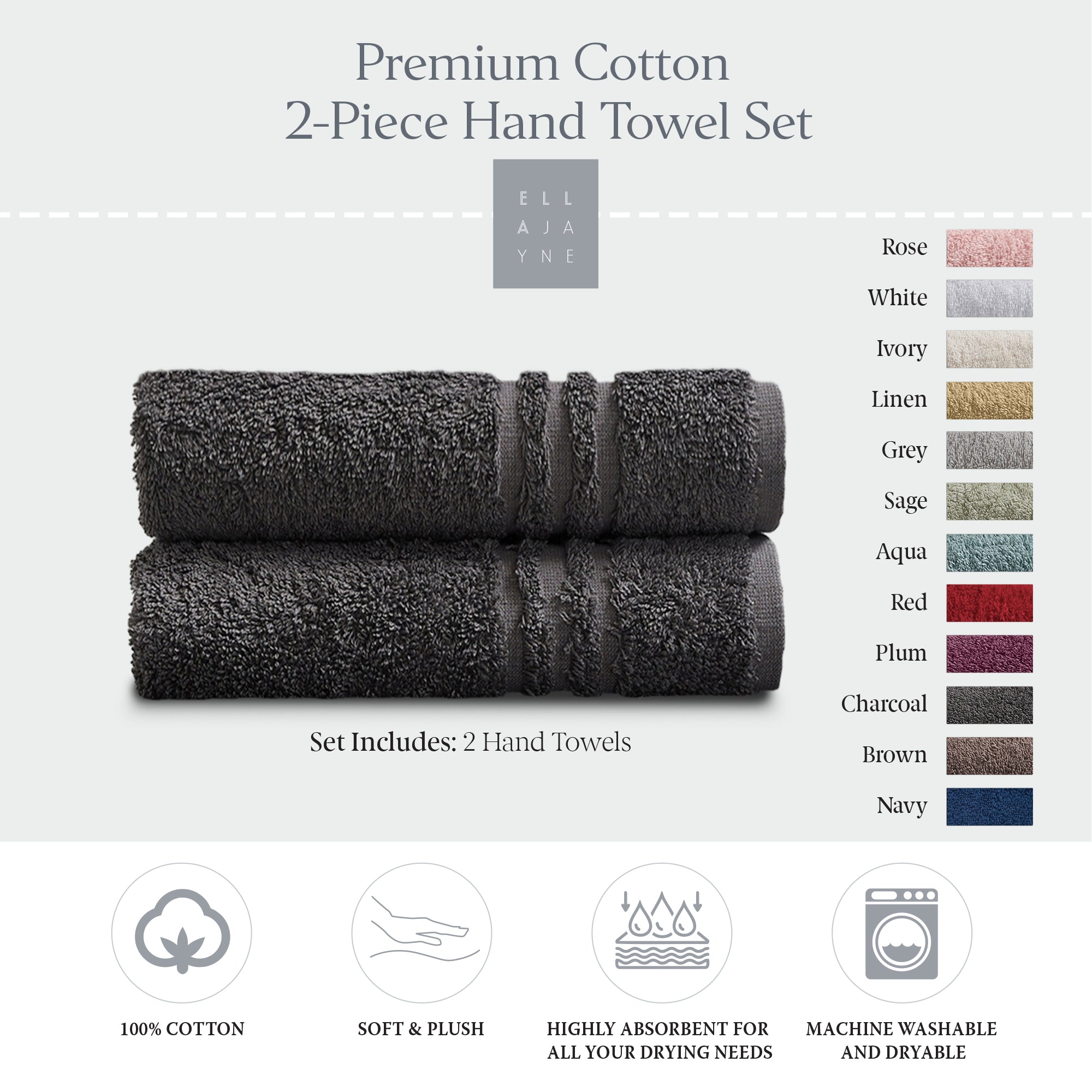Towels / Color-Charcoal