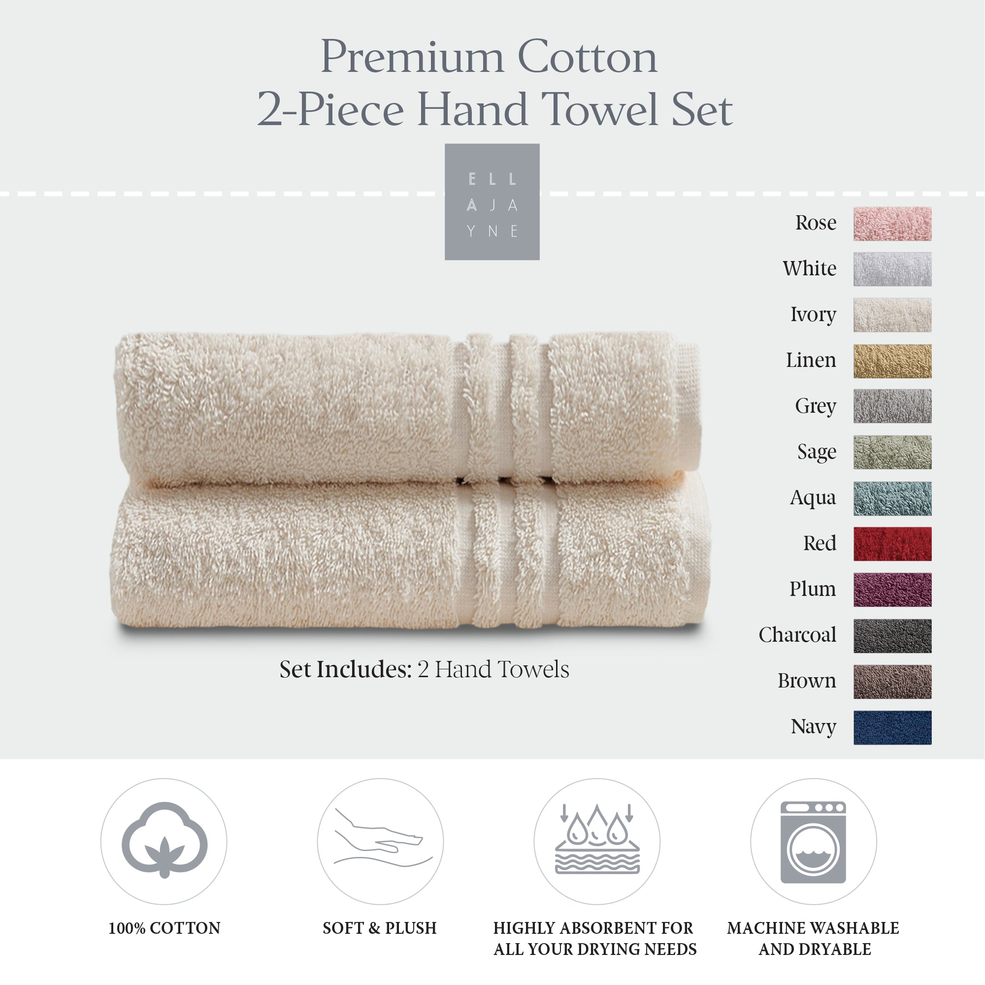 Towels / Color-Ivory