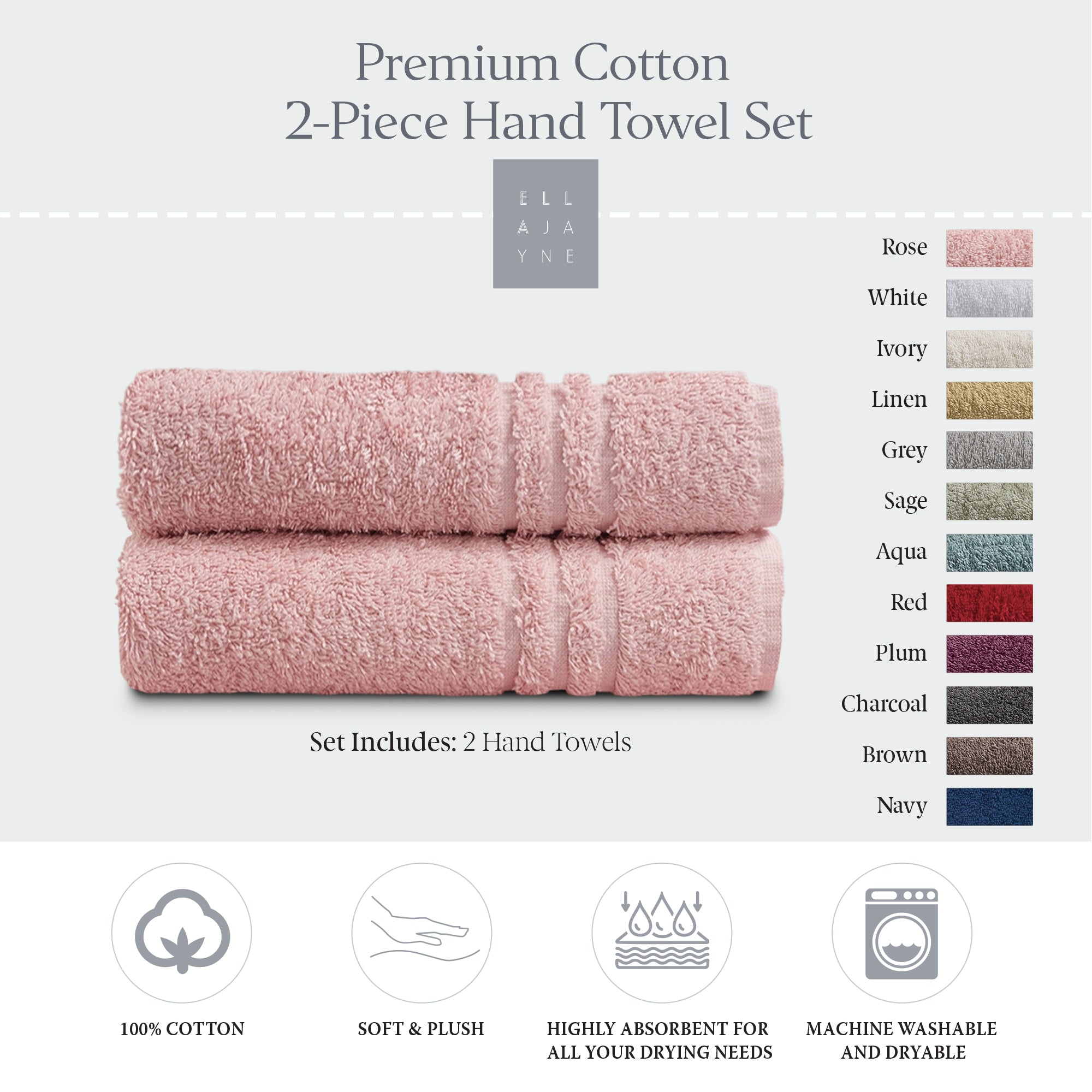 Towels / Color-Rose