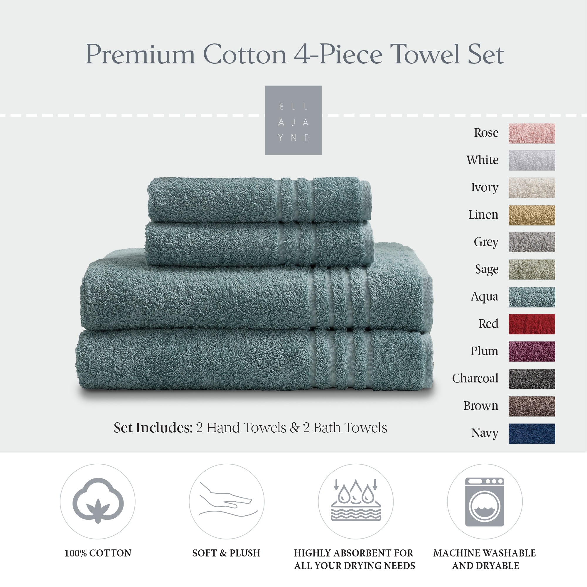 Towels / Color-Aqua
