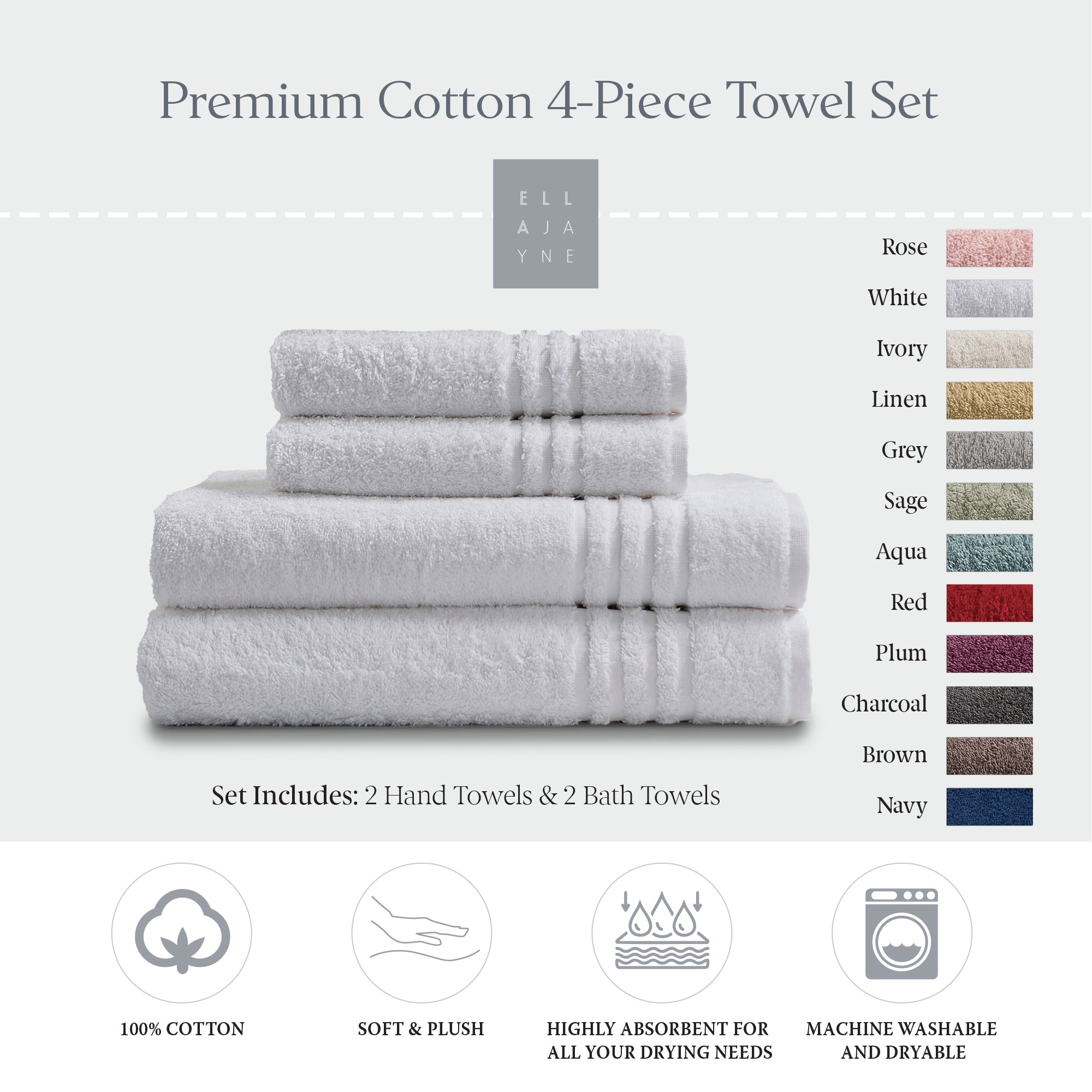 Towels / Color-White