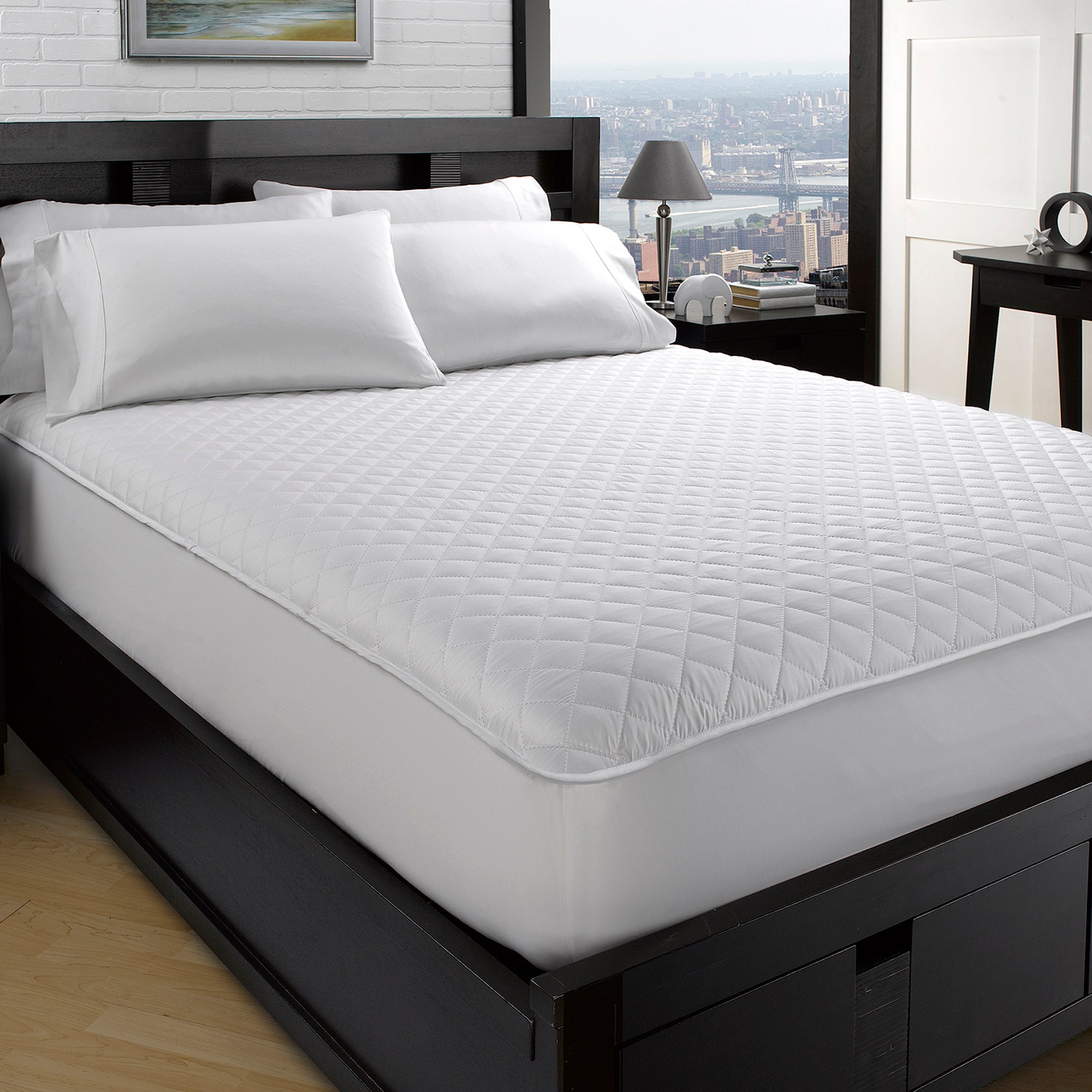Ella Jayne Waterproof Mattress Pad – Soft, Quilted Protection with Deep Pockets & Breathable Comfort