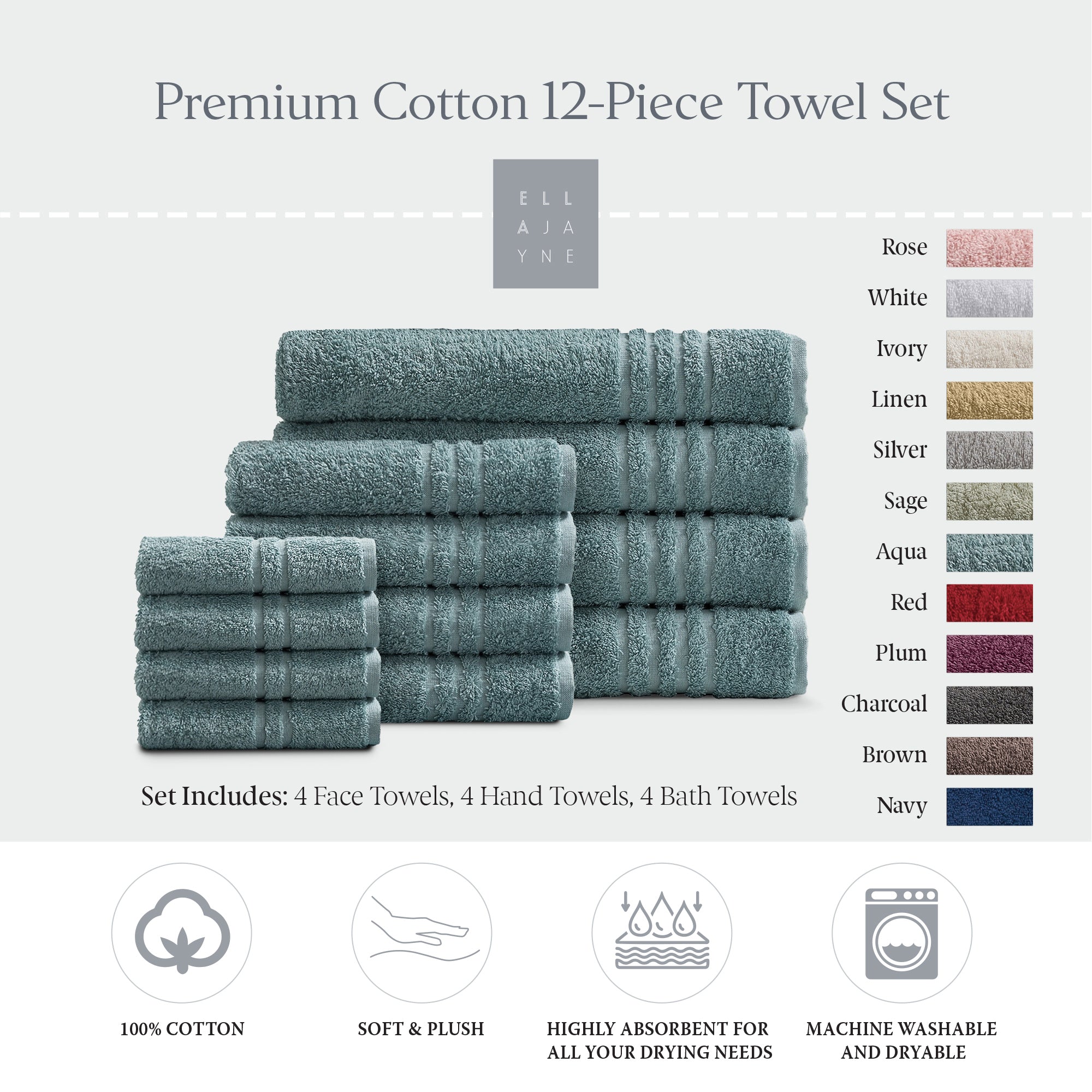Towels / Color-Aqua