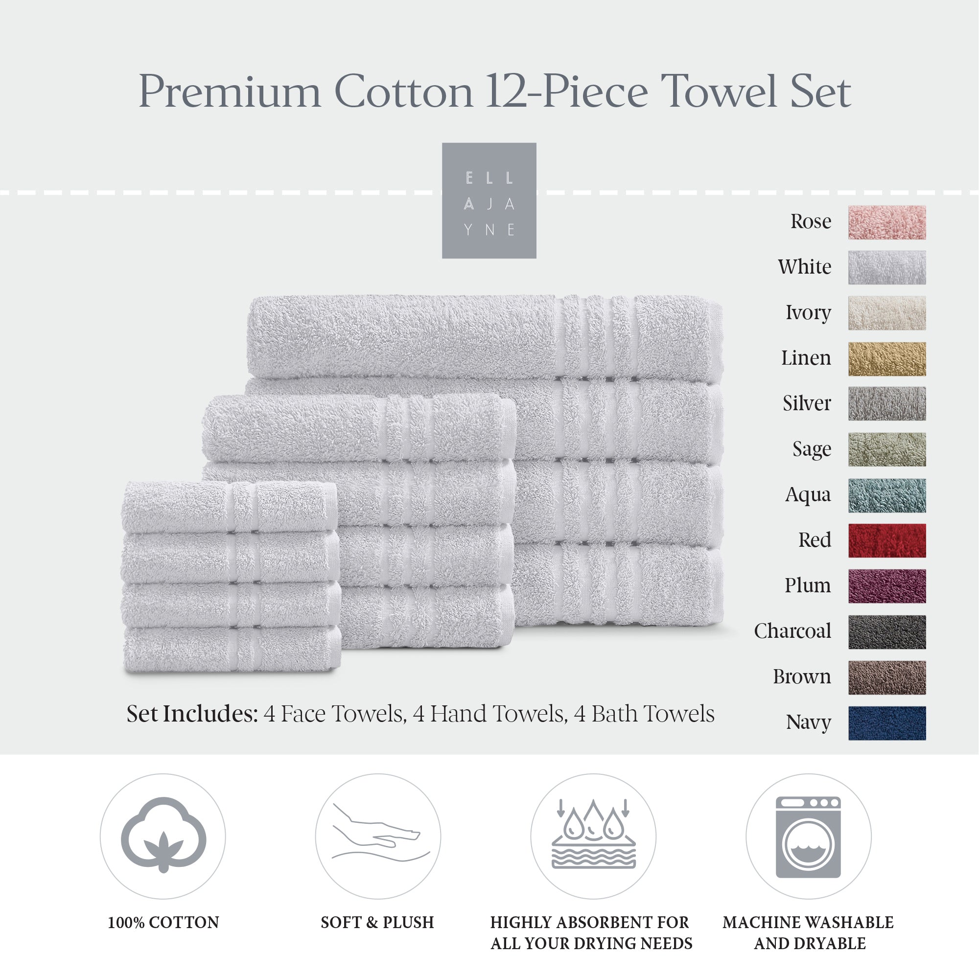 Towels / Color-White