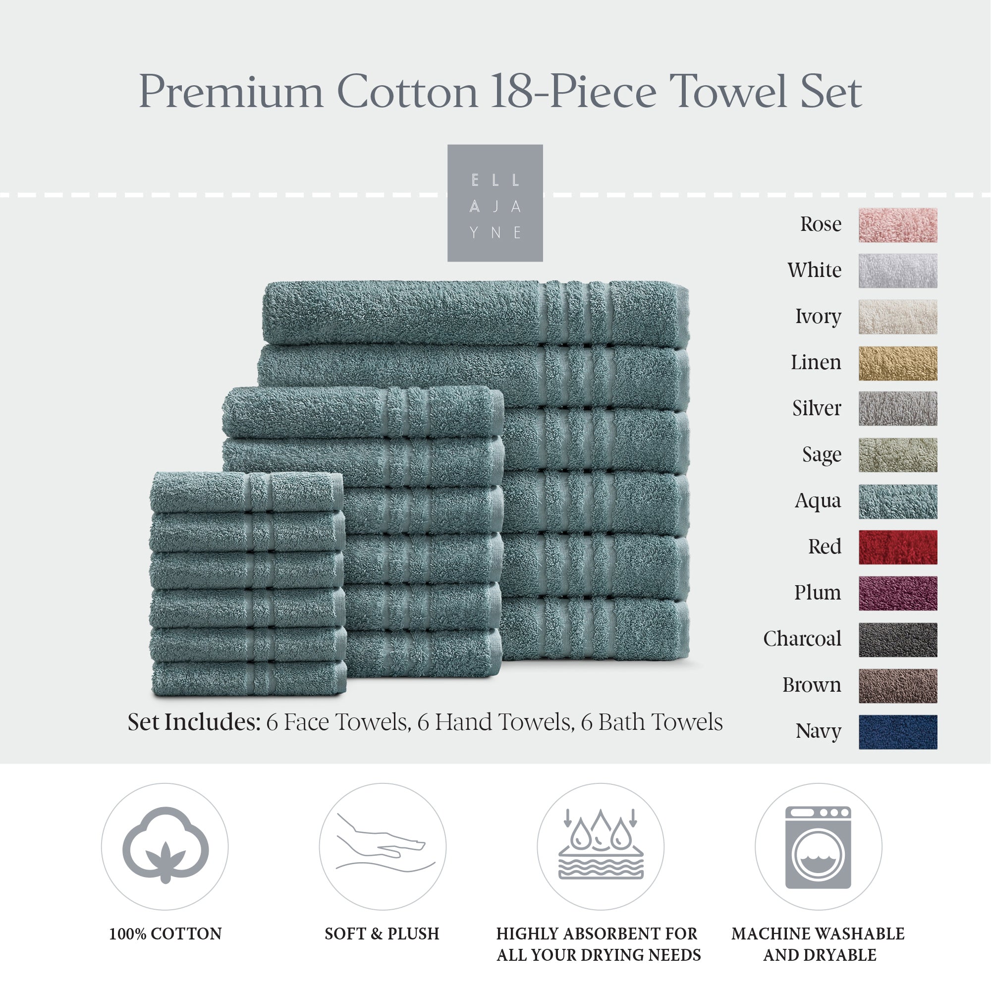 Towels / Color-Aqua