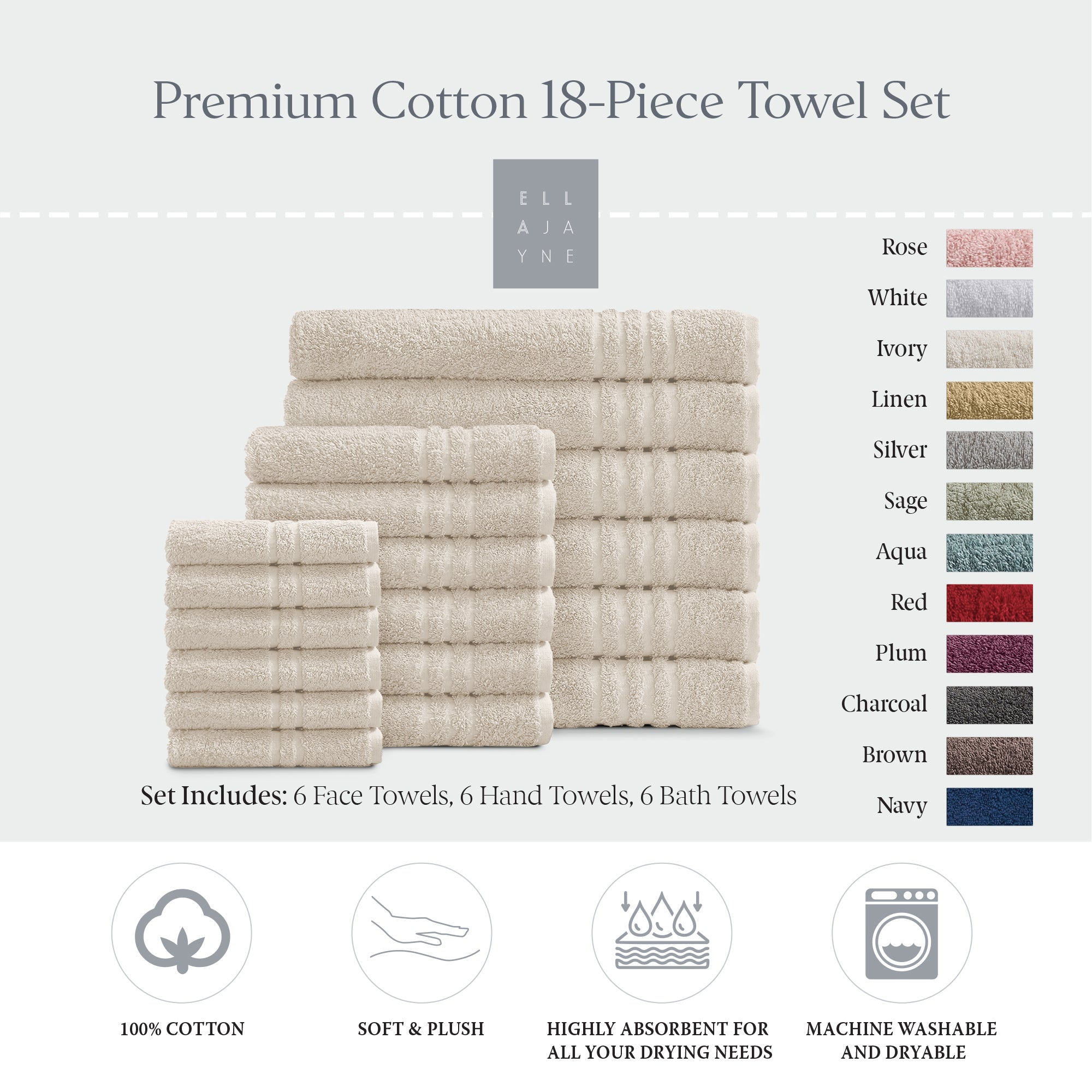 Towels / Color-Ivory
