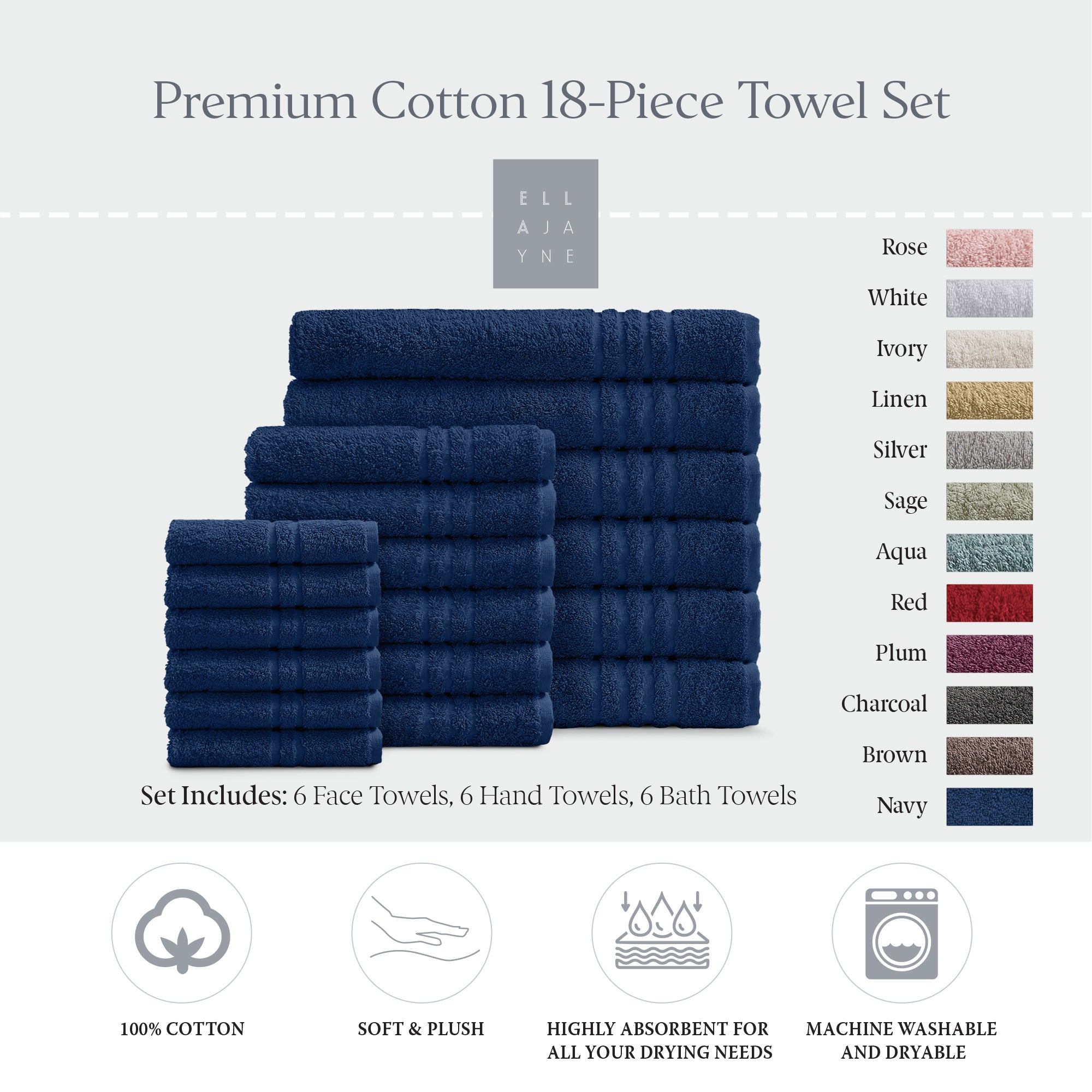 Towels / Color-Navy