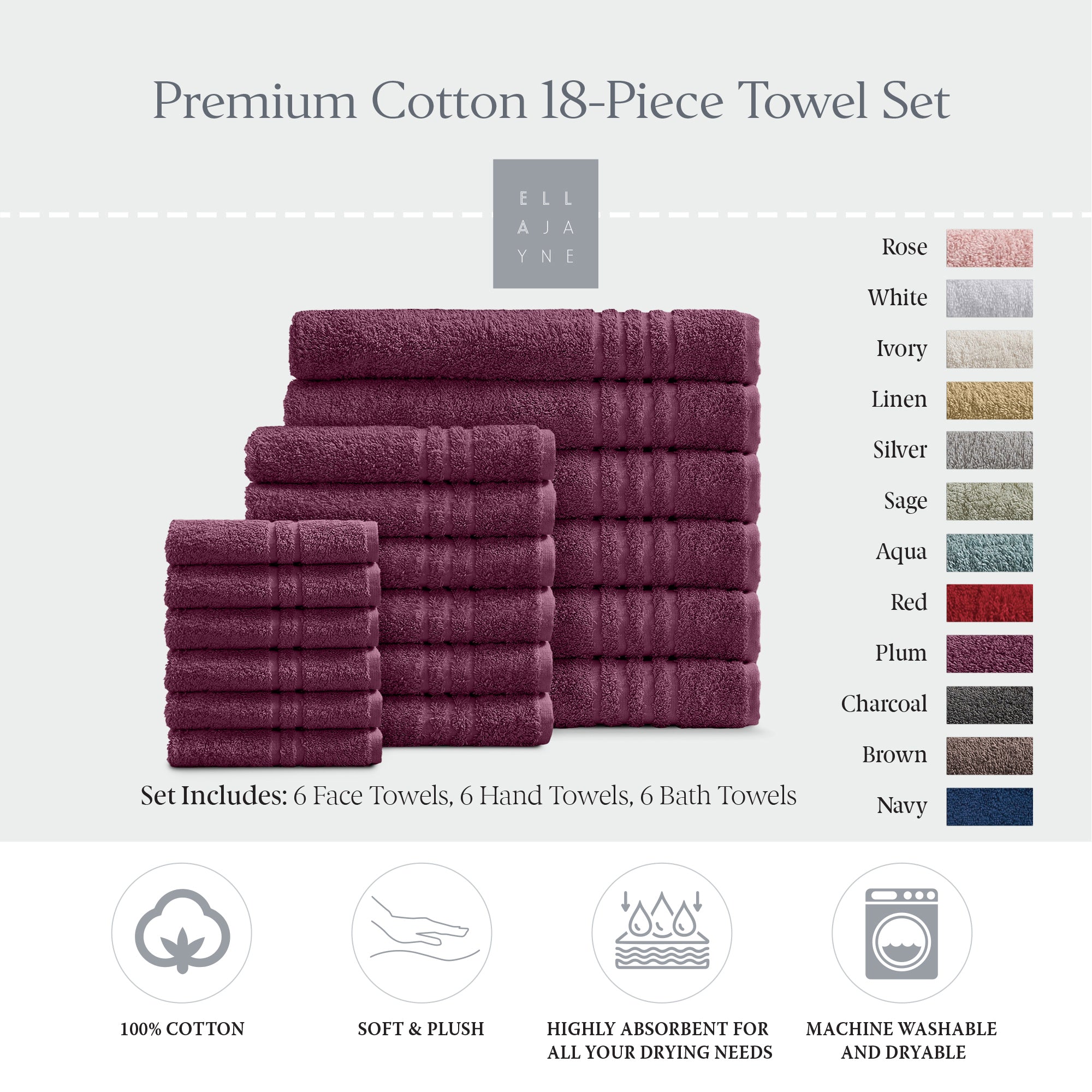 Towels / Color-Plum