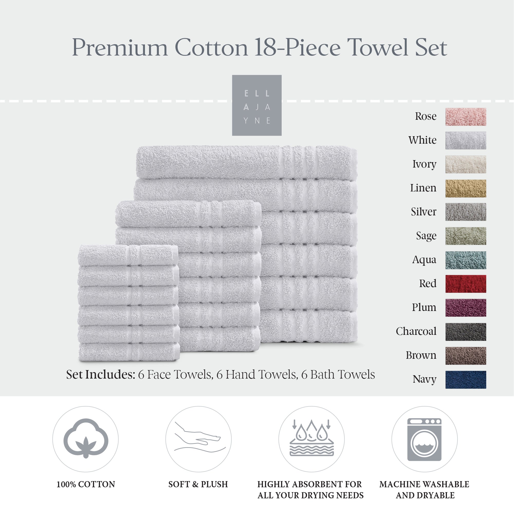 Towels / Color-White