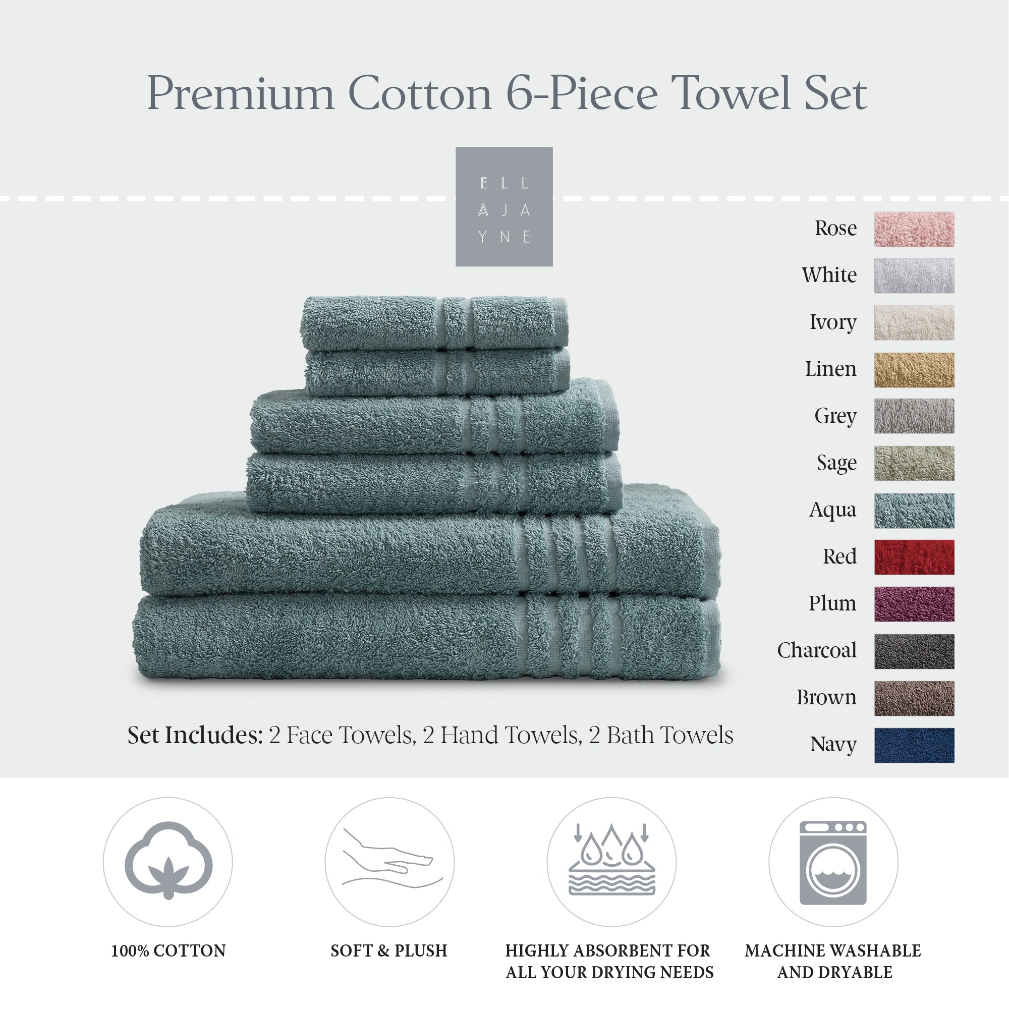 Towels / Color-Aqua