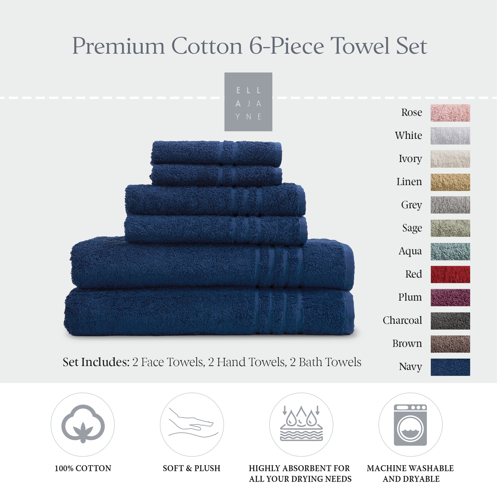Towels / Color-Navy