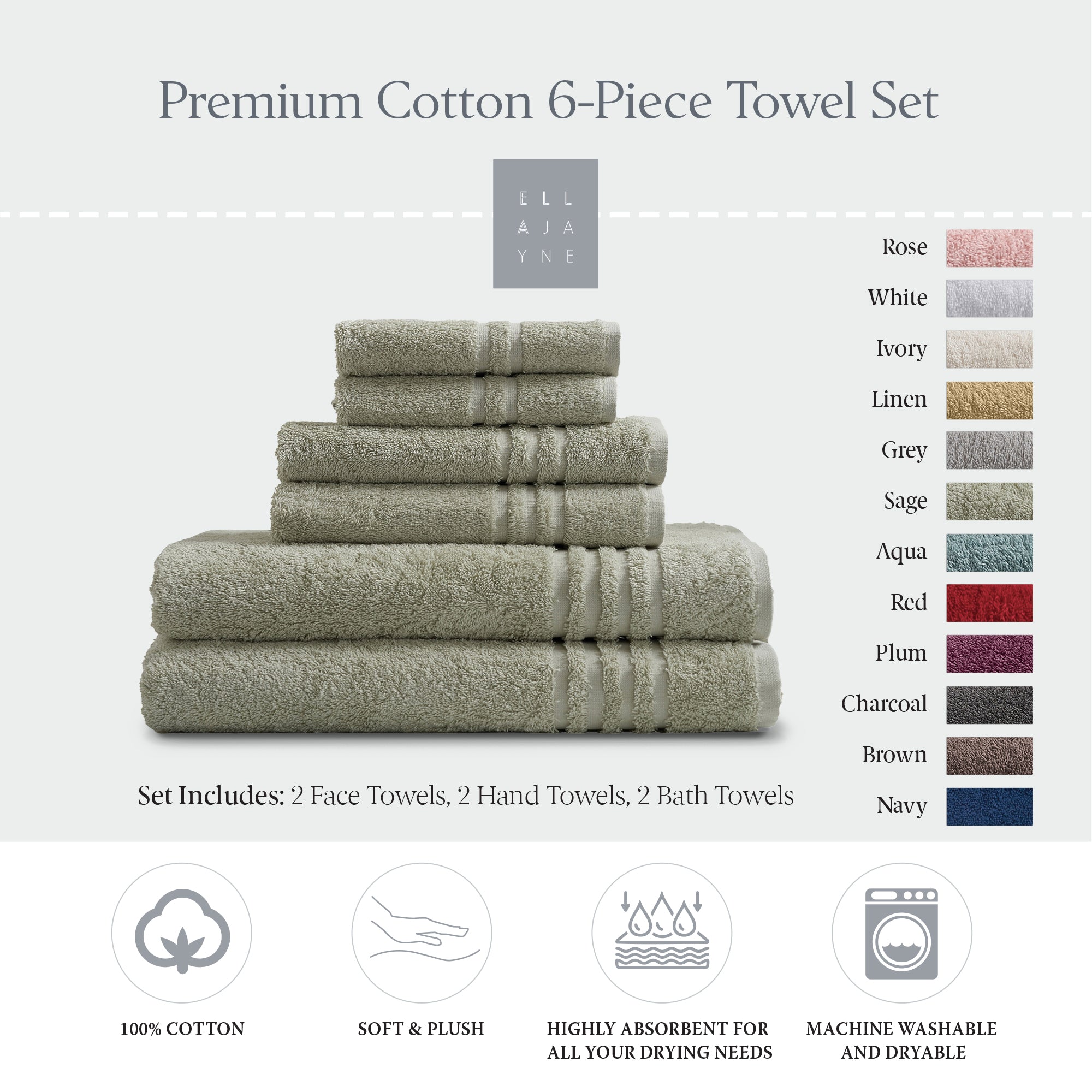 Towels / Color-Sage