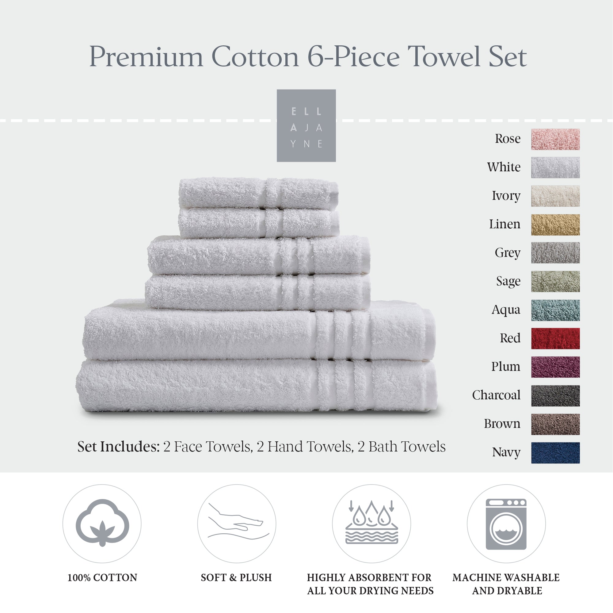 Towels / Color-White