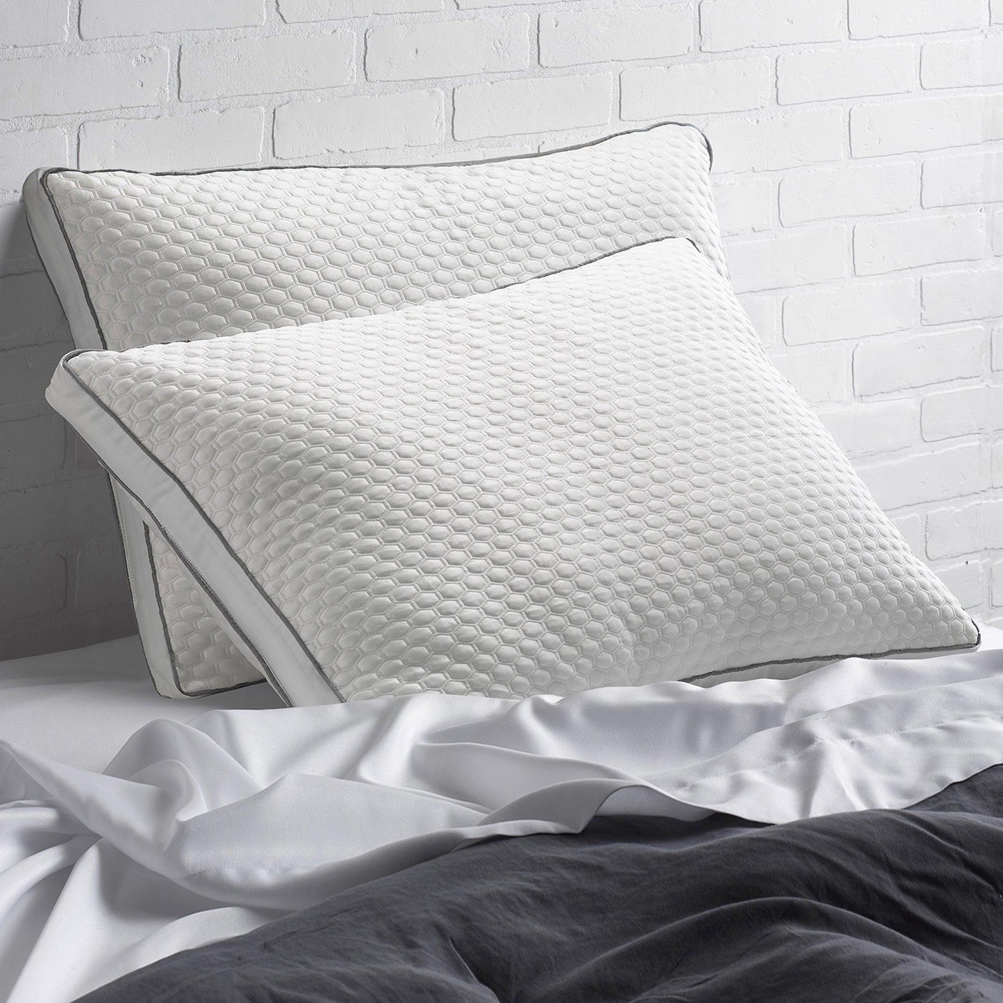 Arctic Chill Super Cooling Gel Fiber Pillow - Set of 2