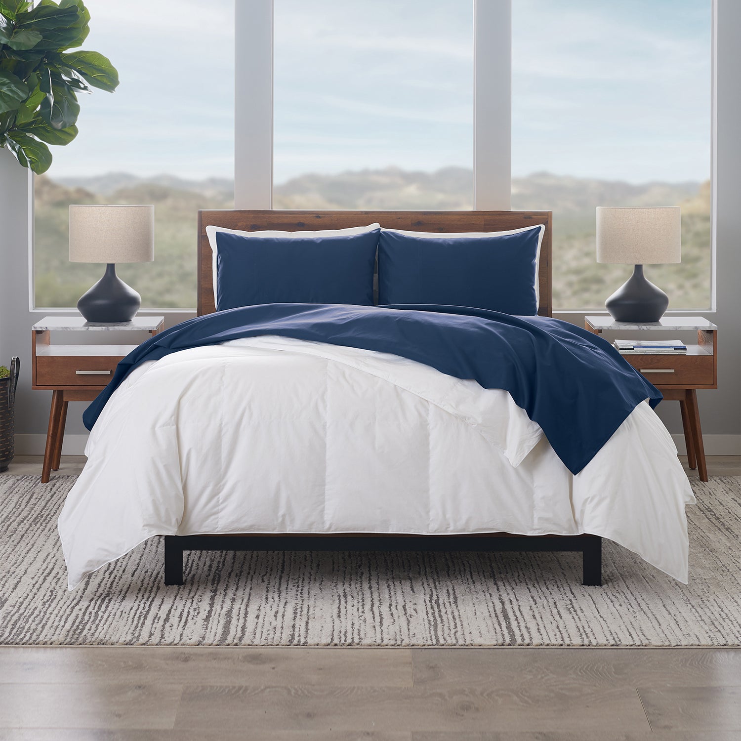 sateen / Color-Navy