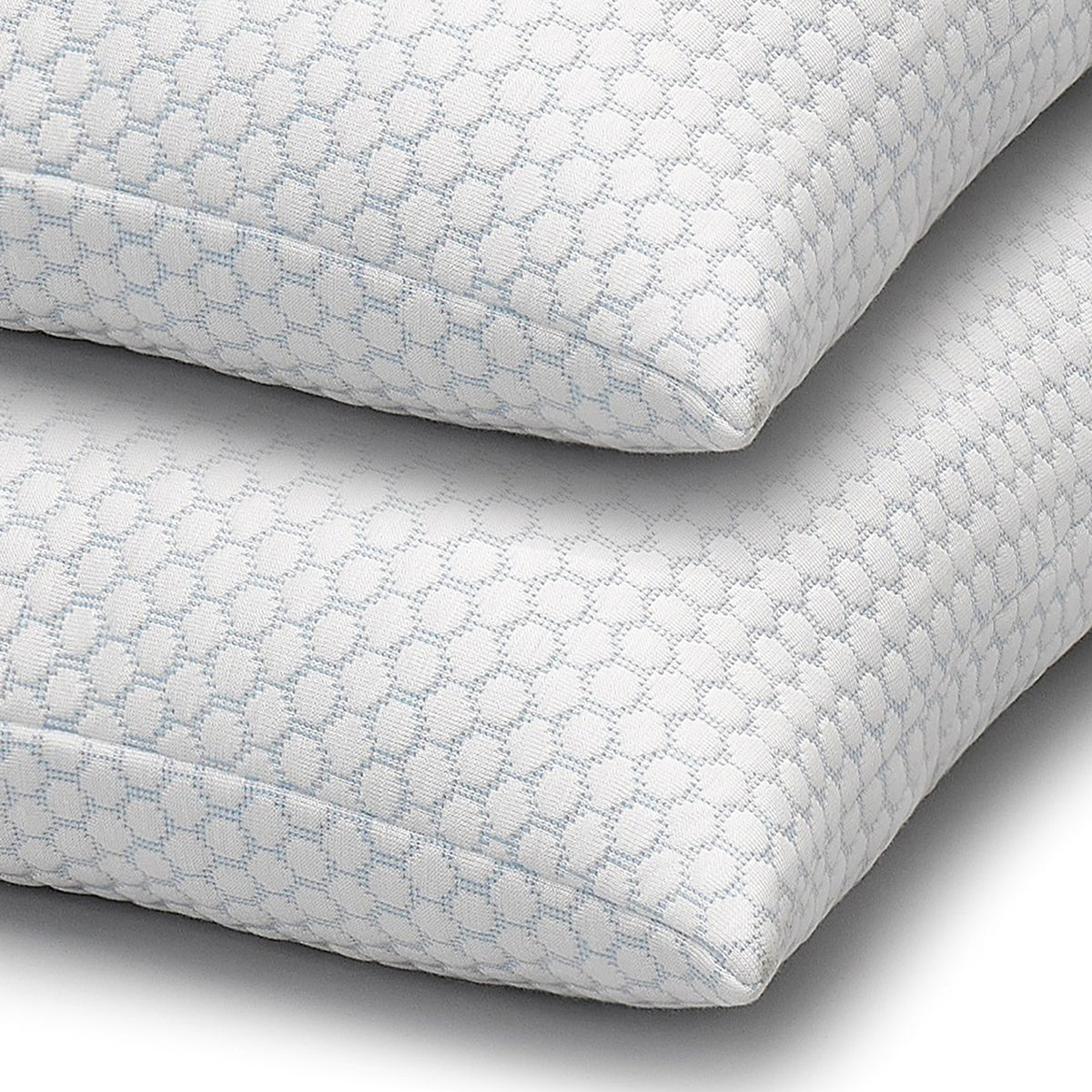 Ella Jayne 2 Pack Overstuffed Luxury Plush Med/Firm Gel Filled Side/Back Sleeper Pillow - Standard