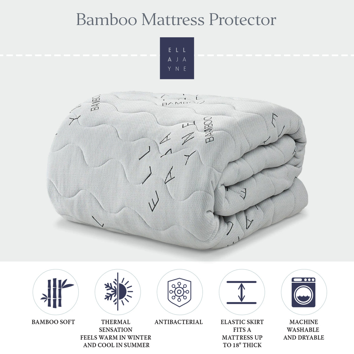 Bamboo Mattress Protector Ella Jayne Team