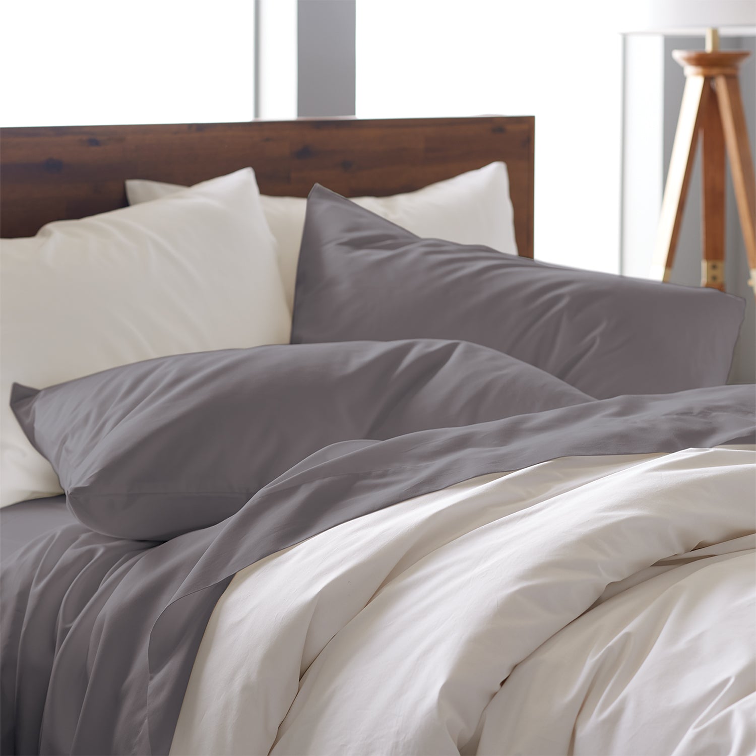Sateen / Color-Charcoal
