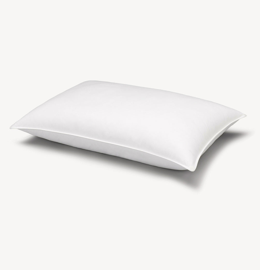 Soft Luxurious White Down 100% Certified RDS Stomach Sleeper Pillow