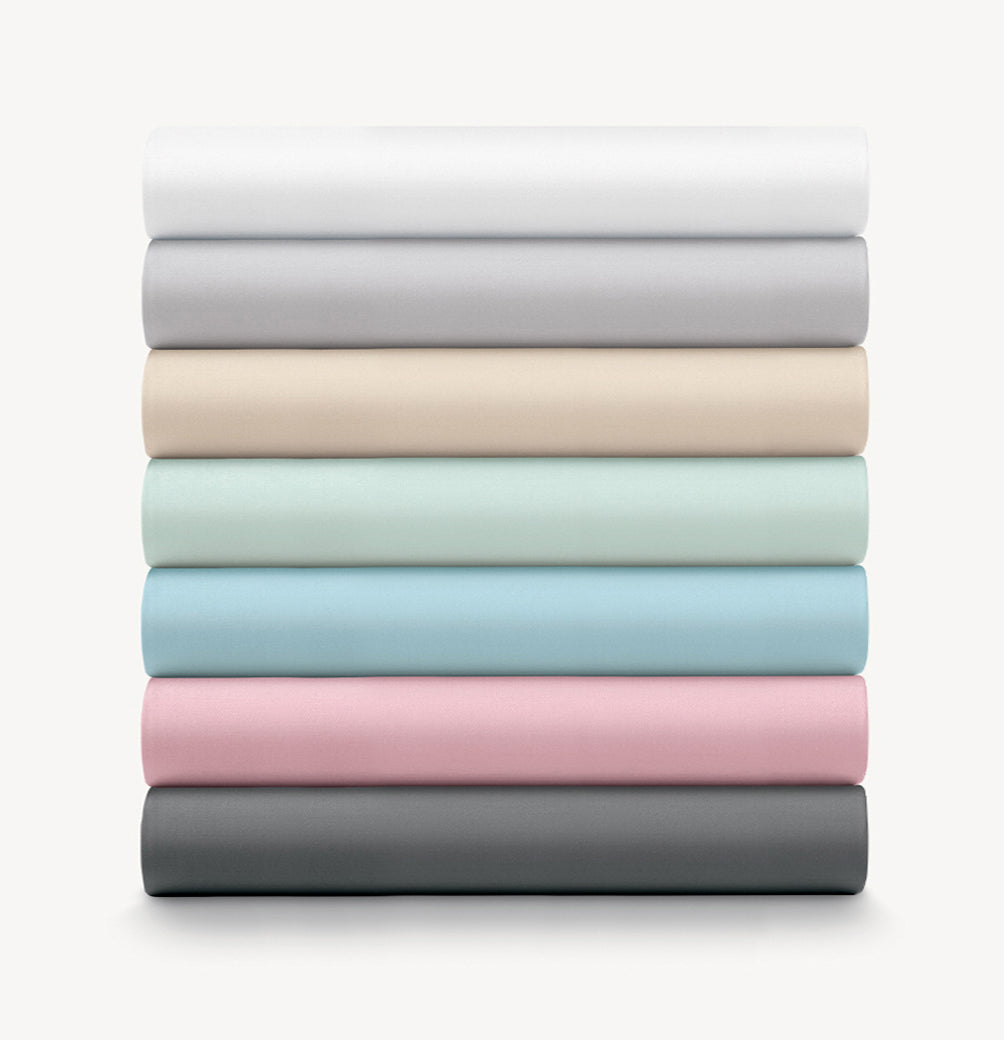 Cotton Percale Pillowcase Pair 300 Thread Count 2-Piece Set