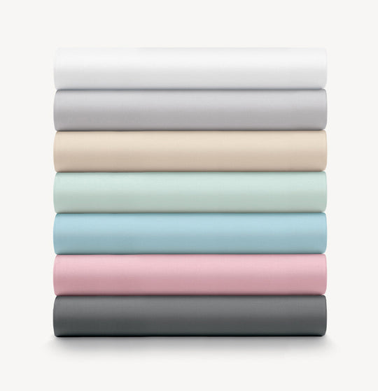 Cotton Percale Pillowcase Pair 300 Thread Count 2-Piece Set