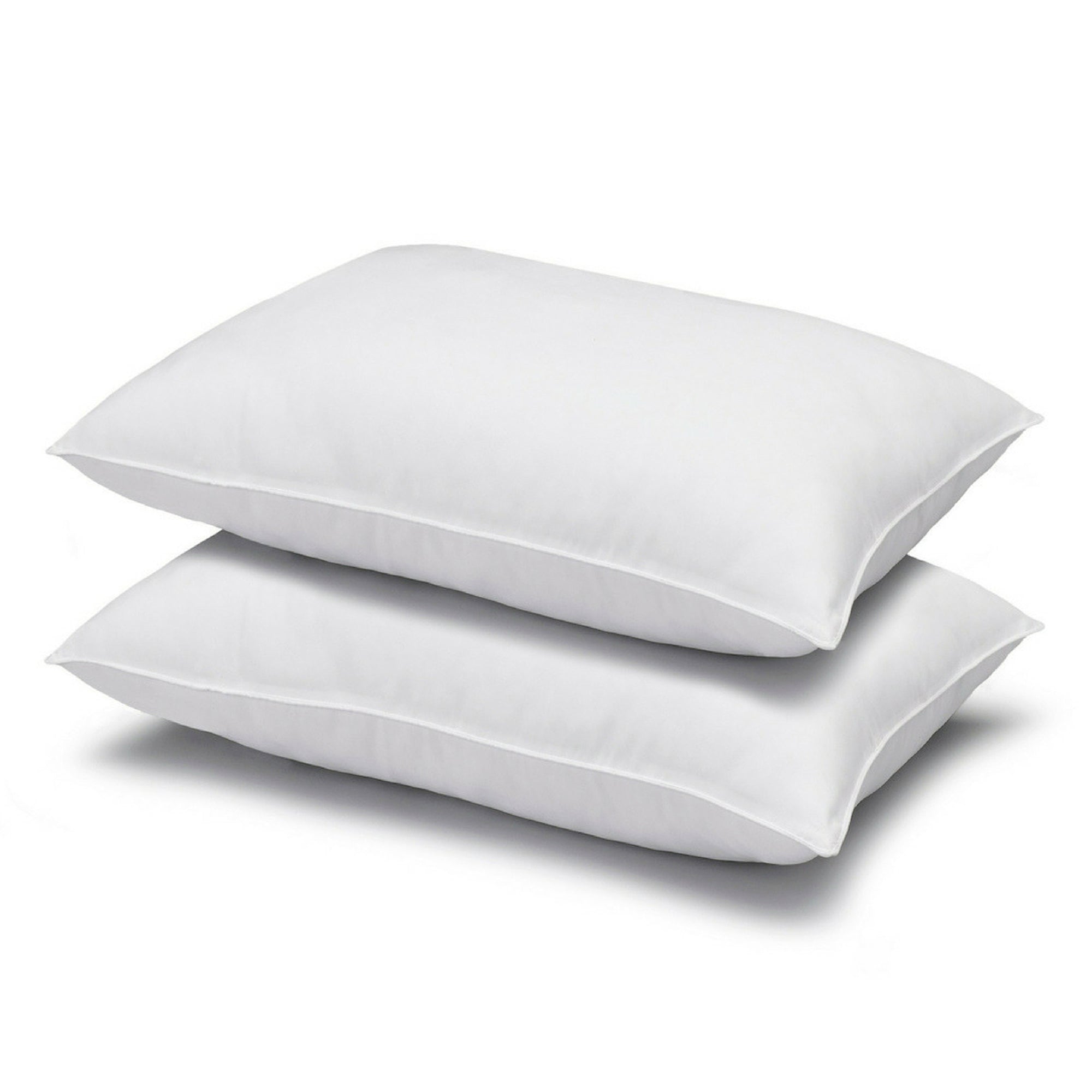 Signature Plush Allergy Resistant Down Like Fiber Pillow Medium - Set of Two