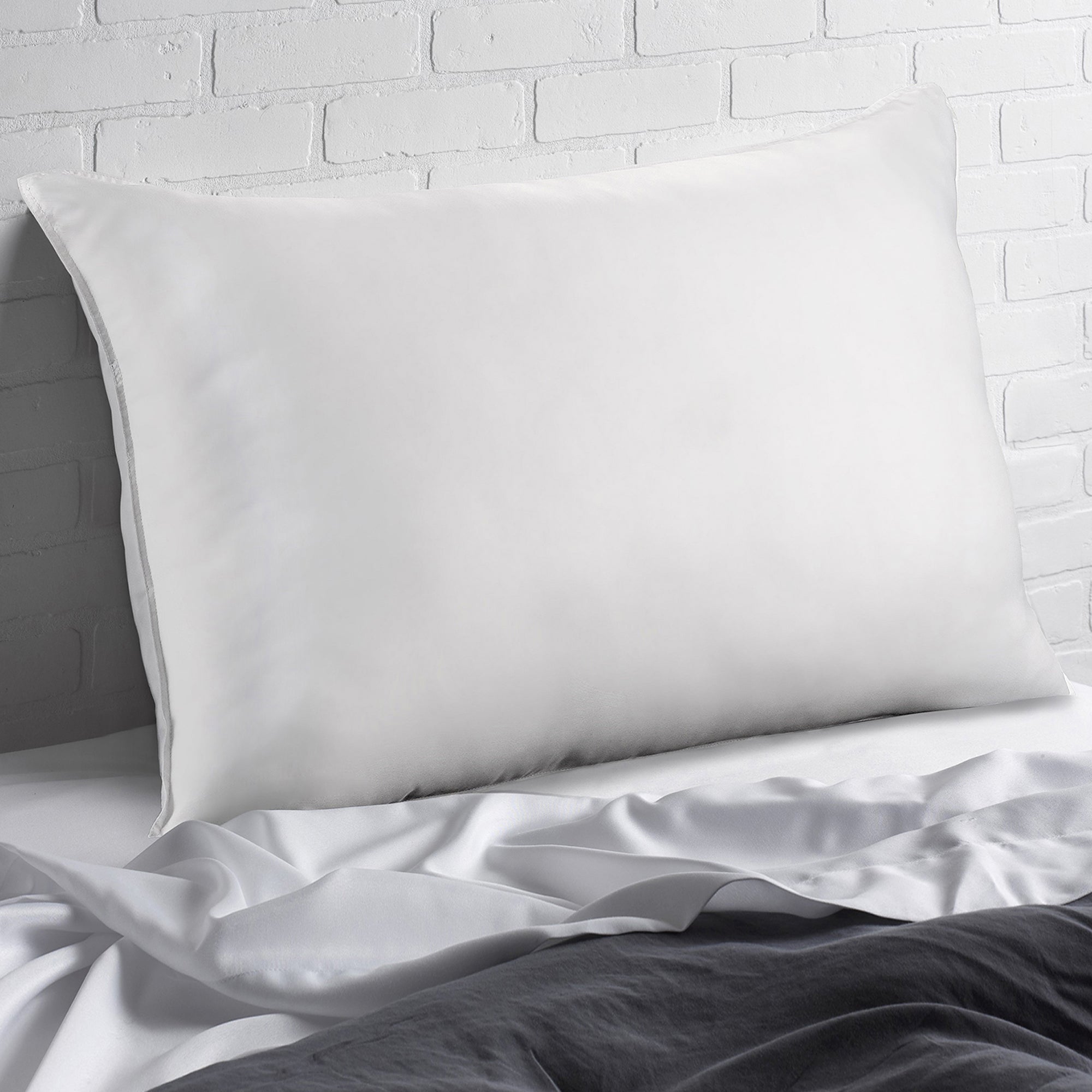 Extra Stuffed 100% Certified RDS White Down Side/Back Sleeper Pillow