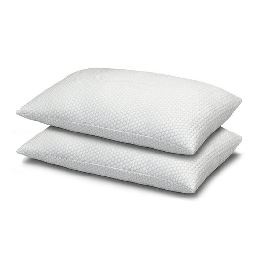 Cool N' Comfort Gel Fiber Pillow with CoolFlex Technology - Set of 2