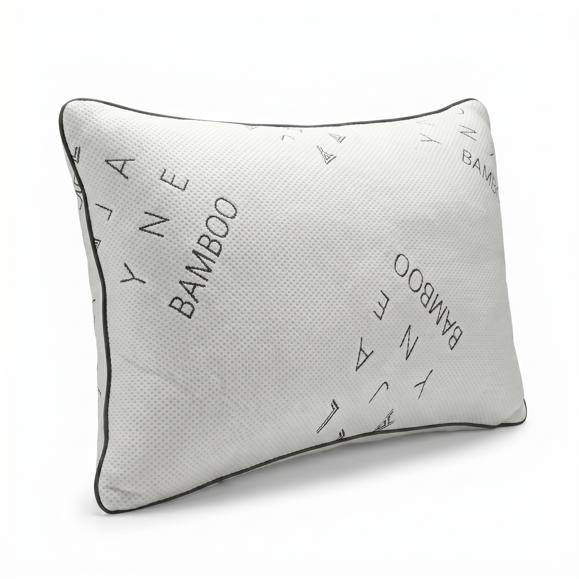 Bamboo-Breeze Breathable Down Alternative Pillow with AeroKnit™ Technology - Set of 2