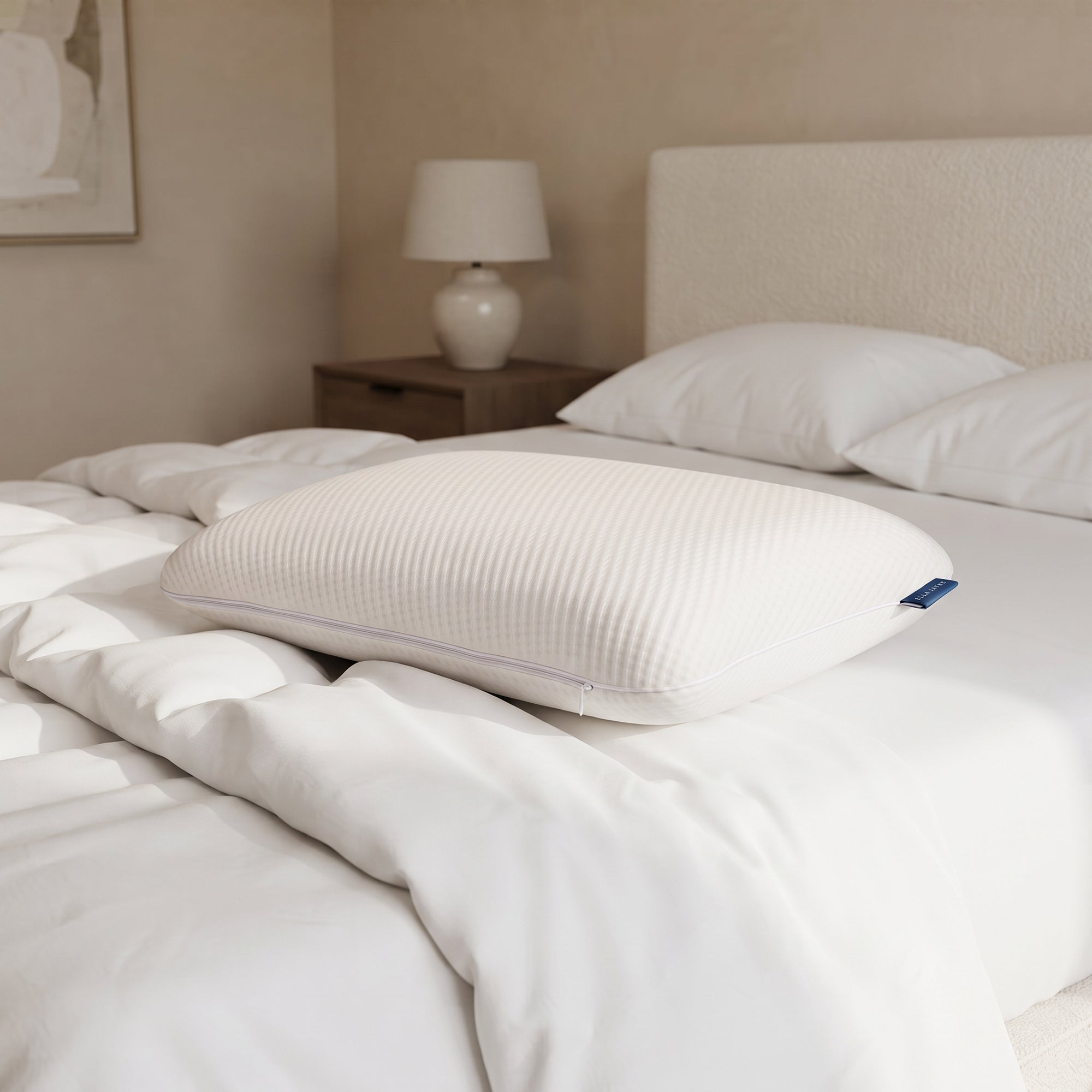 Ella Jayne Adaptive Memory Foam Pillow, Responsive Pressure-Relieving Comfort