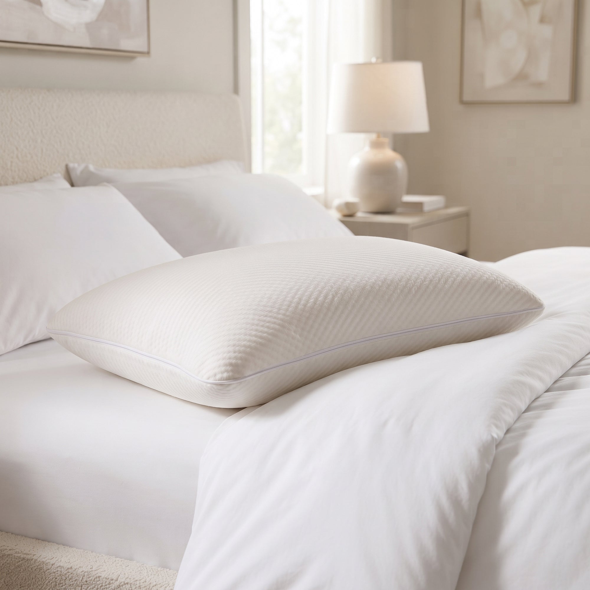 Ella Jayne Adaptive Memory Foam Pillow, Responsive Pressure-Relieving Comfort