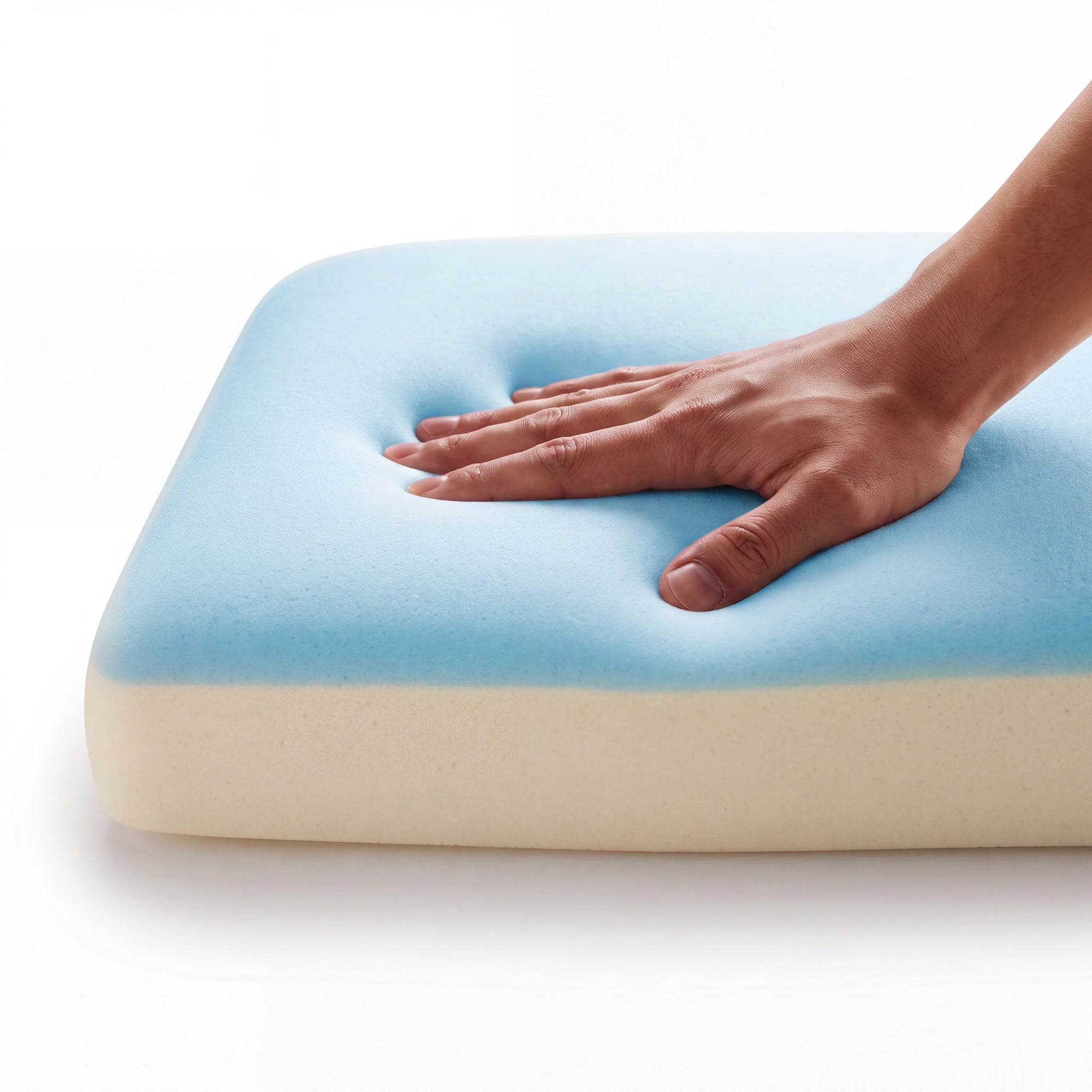 Ella Jayne Adaptive Cooling Memory Foam Pillow, Pressure-Relieving Comfort with Cooling Gel