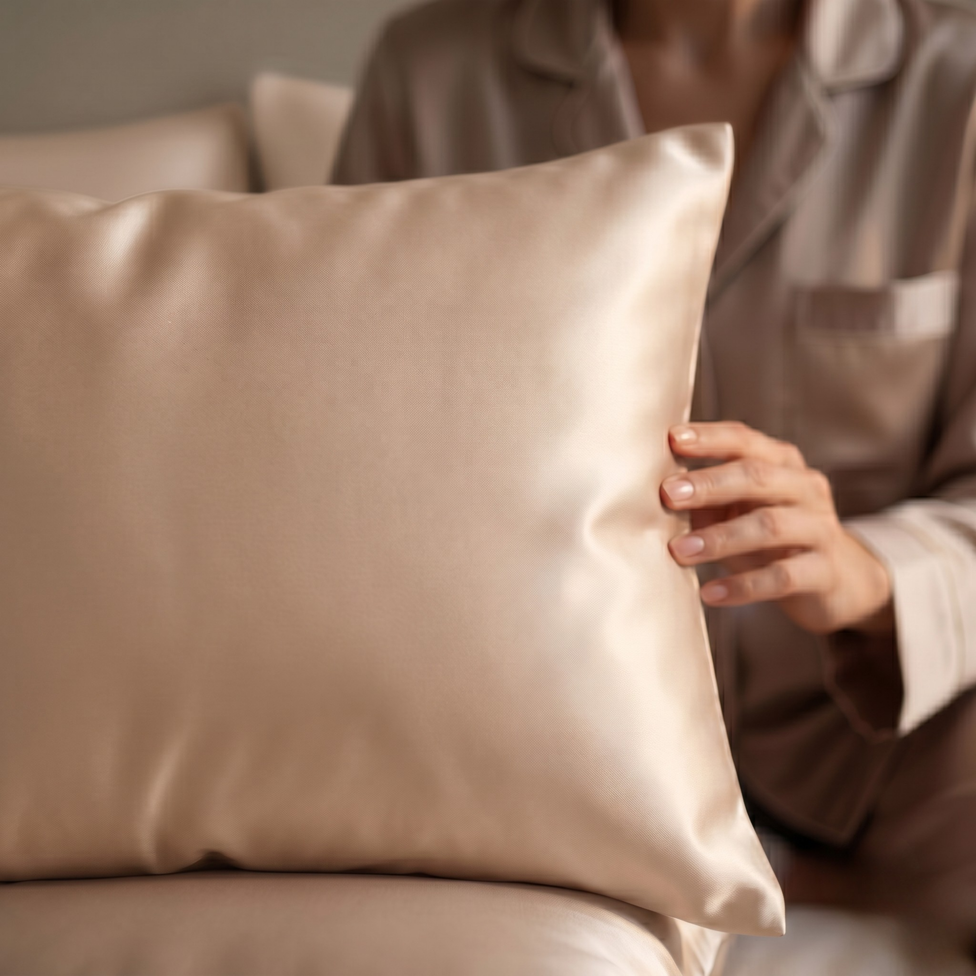 pillowcase / Color-Beige